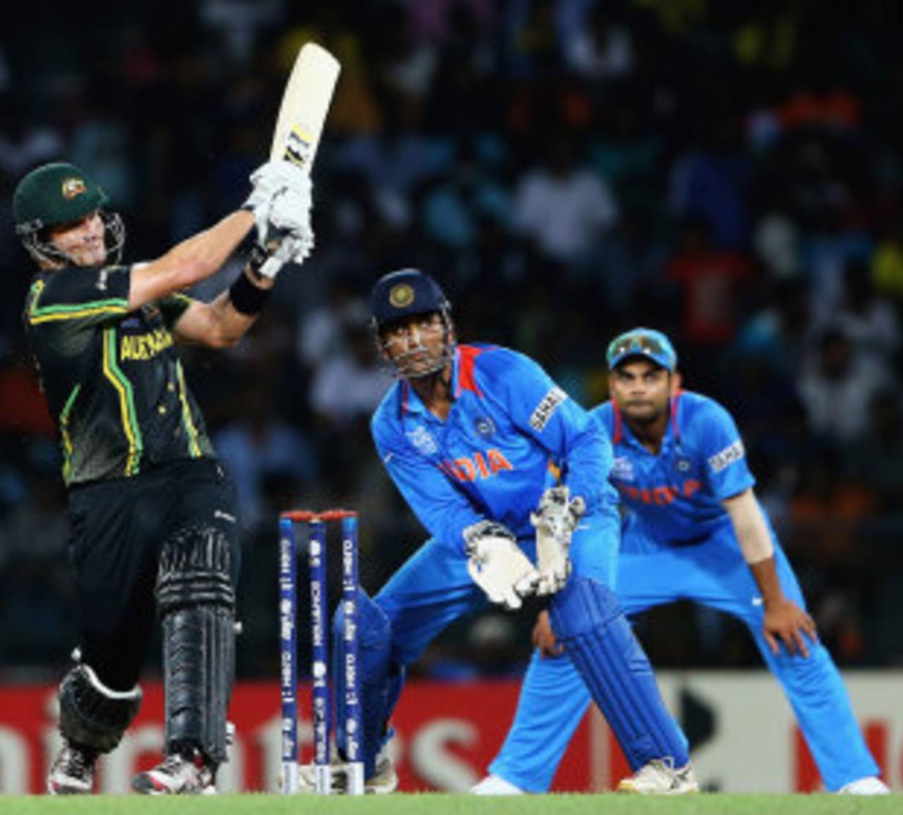 Australia's openers faced Indian spin from the start, despite a damp ball&nbsp;&nbsp;&bull;&nbsp;&nbsp;AFP