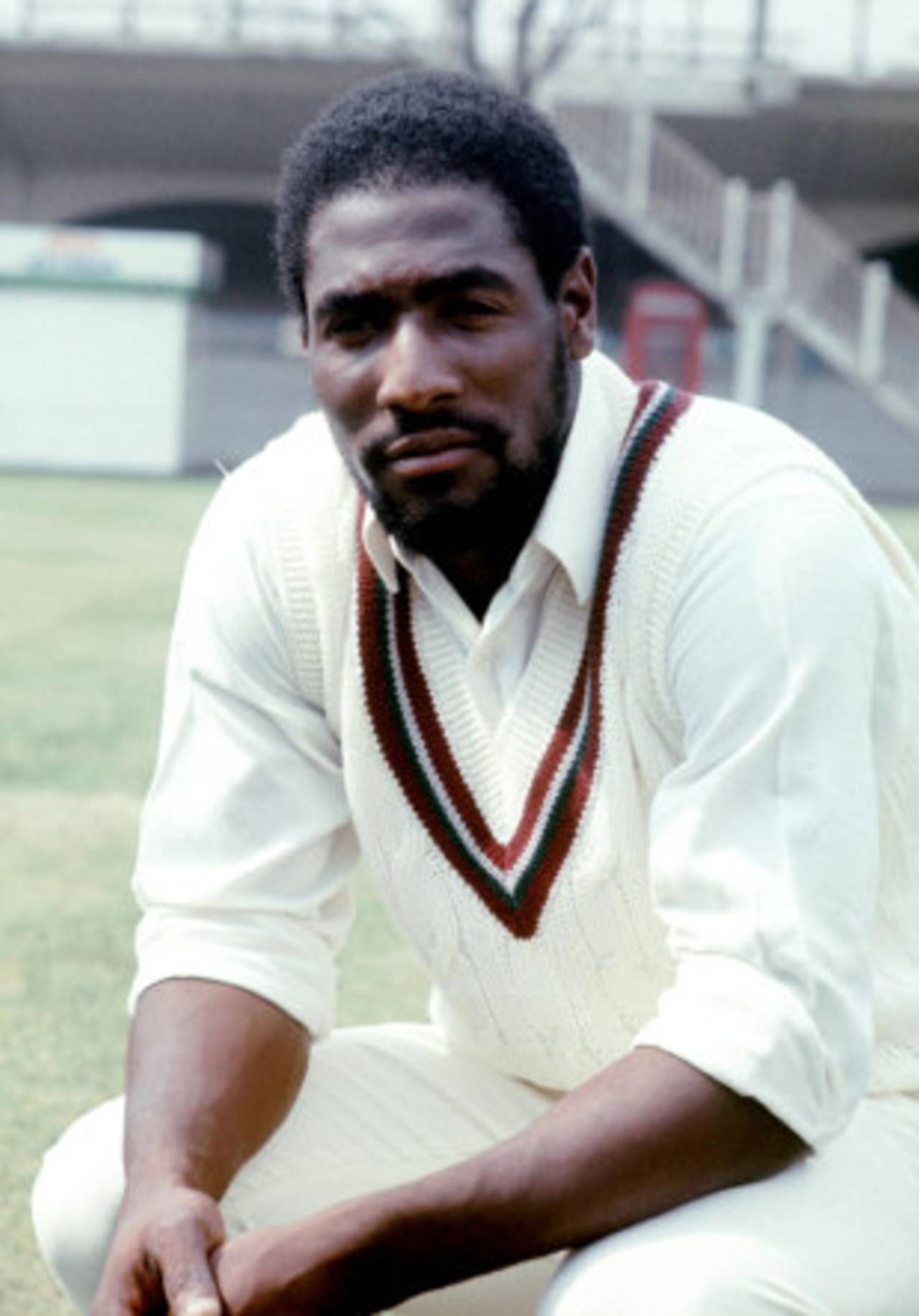 Viv Richards at Lord's at the start of the 1976 tour of England, Lord's, May 10,  1976