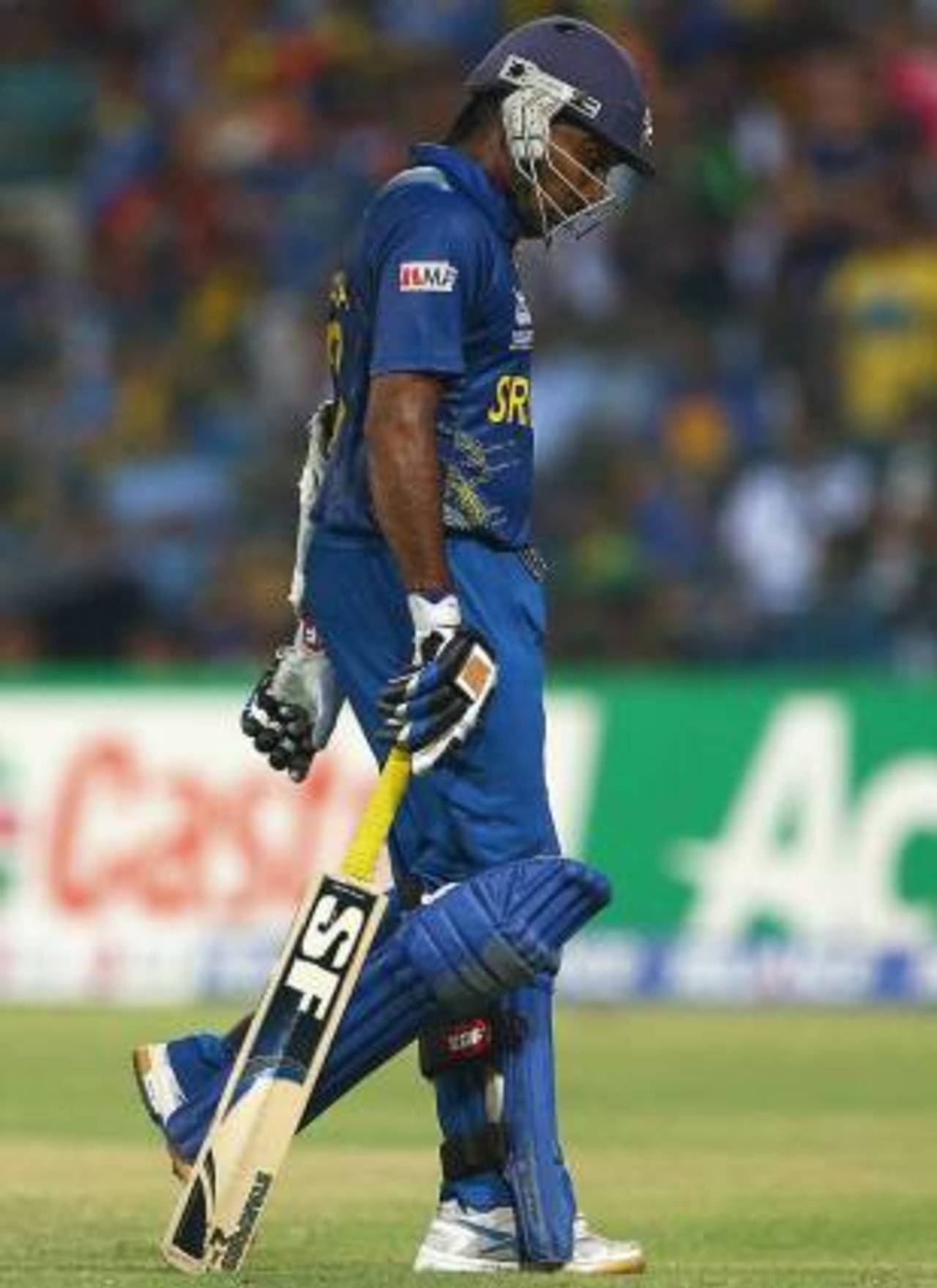 Mahela Jayawardene was left to ponder another disappointing performance in a major final&nbsp;&nbsp;&bull;&nbsp;&nbsp;ICC/Getty