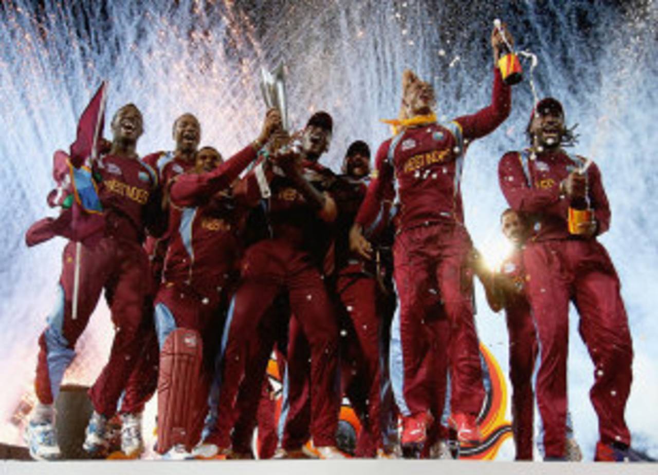 The fireworks start as West Indies get their hands on the prize, Sri Lanka v West Indies, final, World Twenty20, Colombo, October 7, 2012