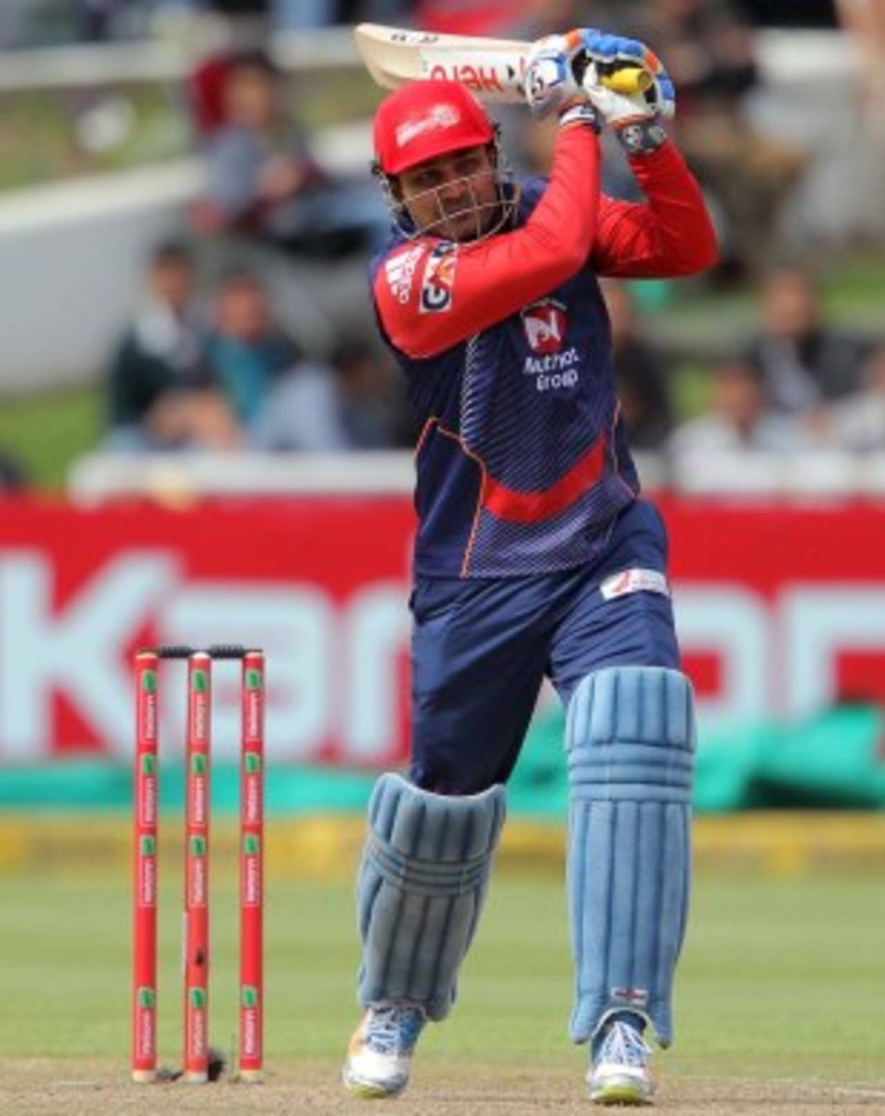 Virender Sehwag scored 52 off 44 balls, Delhi Daredevils v Perth Scorchers, Champions League T20, Cape Town, October 21, 2012
