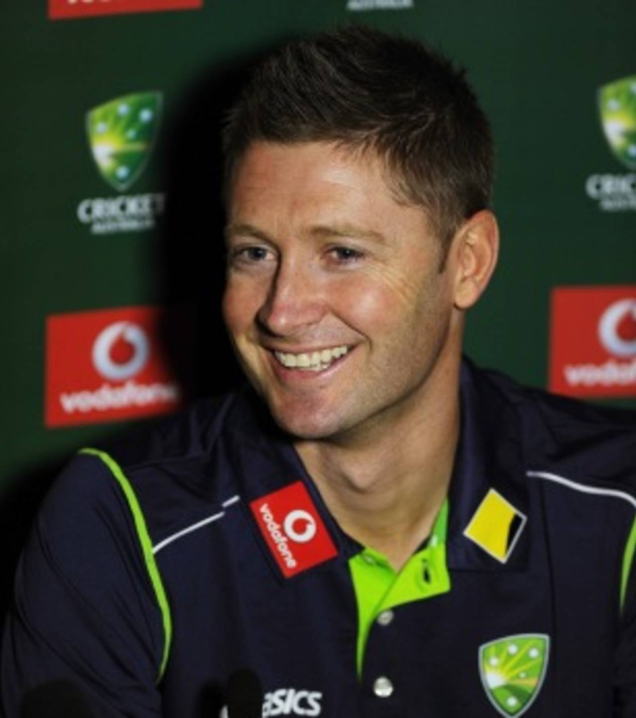 Michael Clarke during the Test squad announcement, Sydney, October 29, 2012