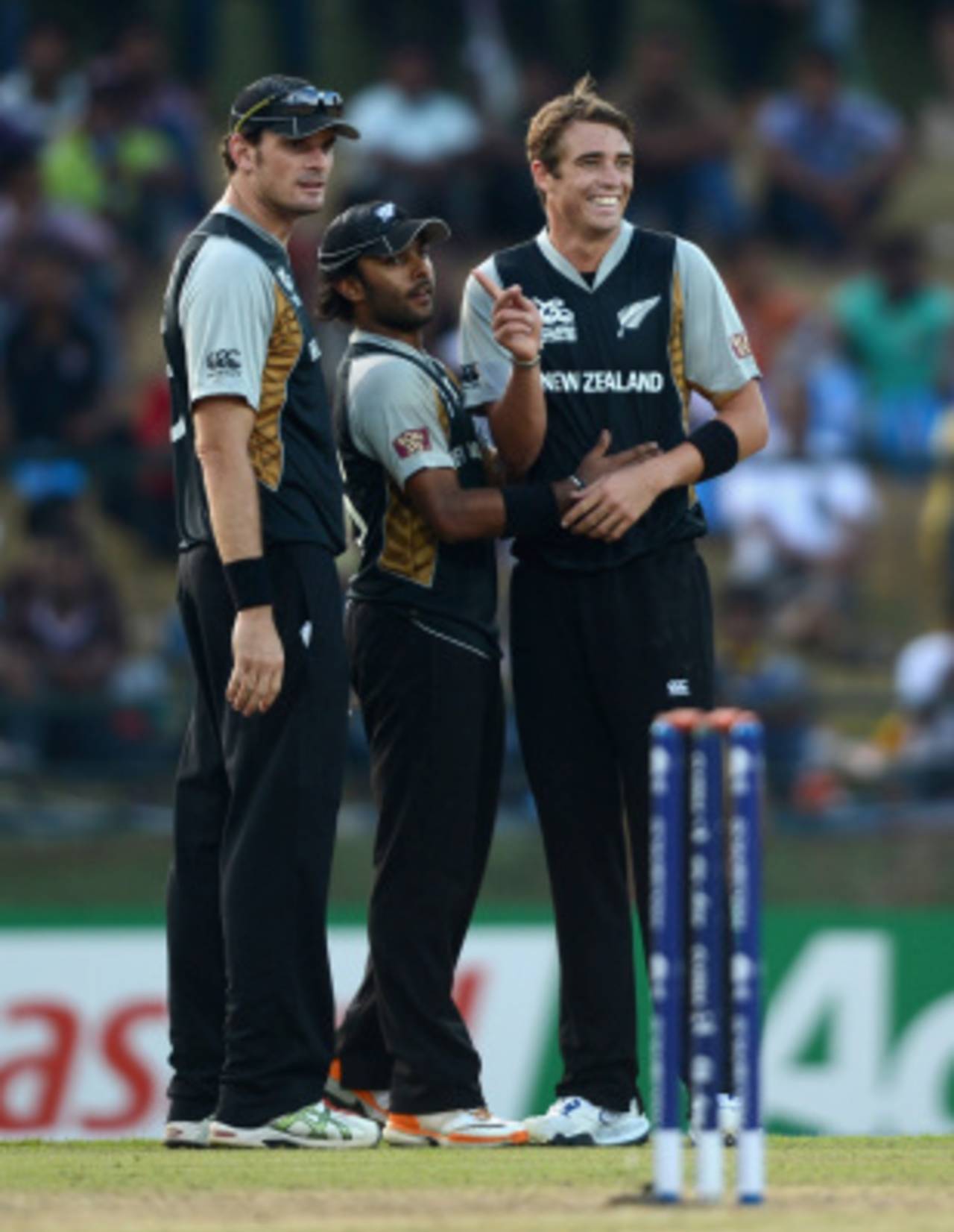 Hira (middle): likes Tim Southee's humour (and his height)&nbsp;&nbsp;&bull;&nbsp;&nbsp;Getty Images