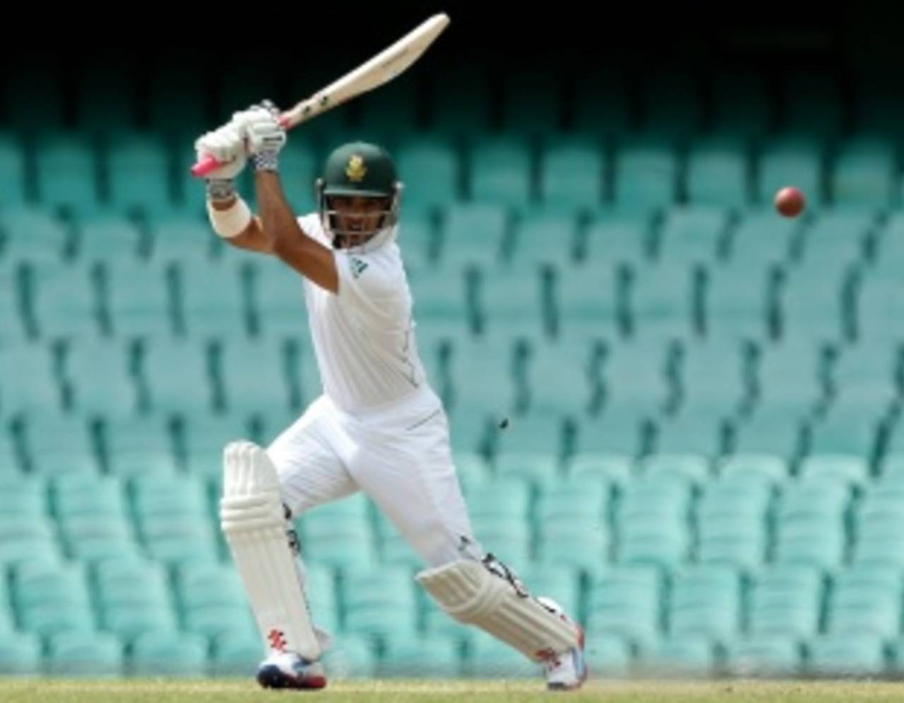JP Duminy made 31 before he was bowled, Australia A v South Africans, Sydney, 3rd day, November 4, 2012