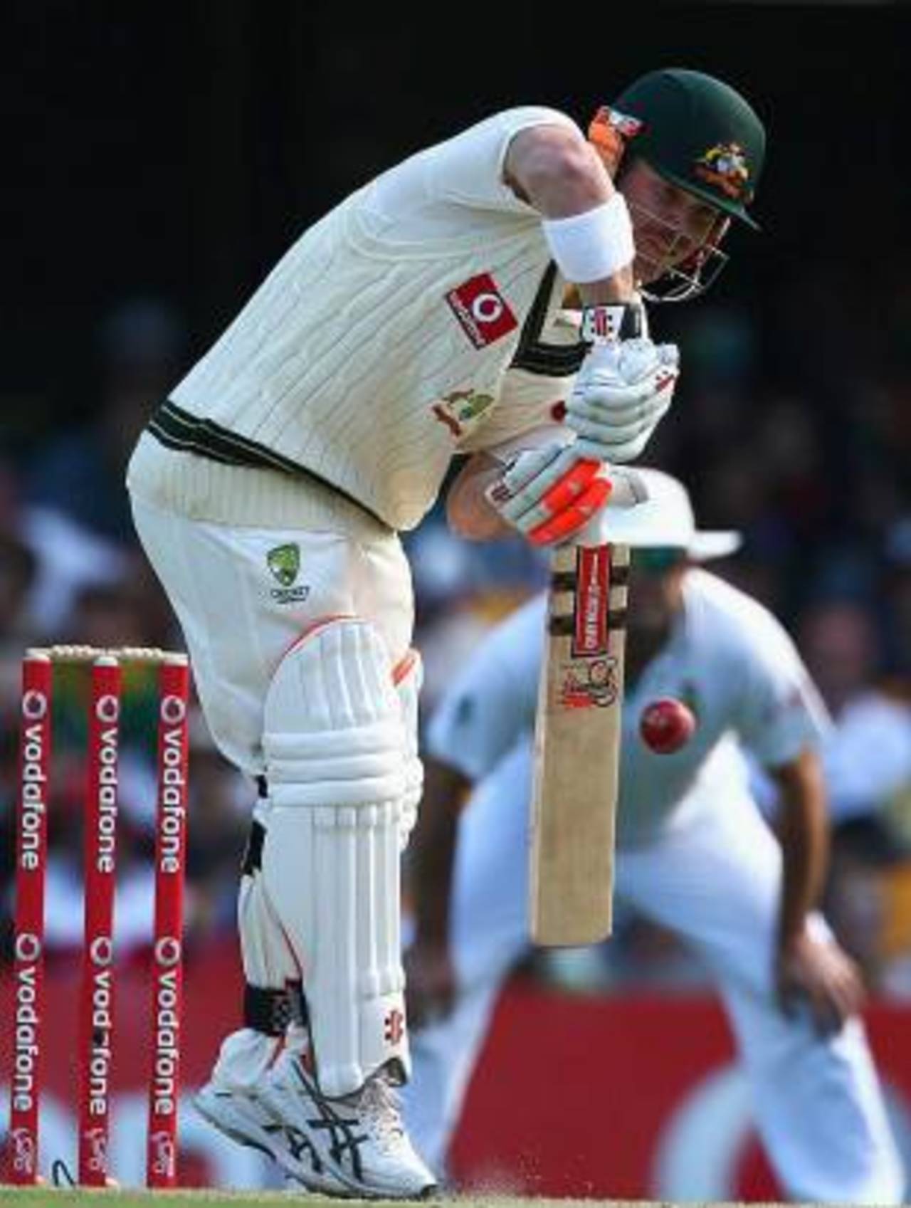 David Warner fell cheaply, Australia v South Africa, 1st Test, 3rd day, Brisbane, November 11, 2012