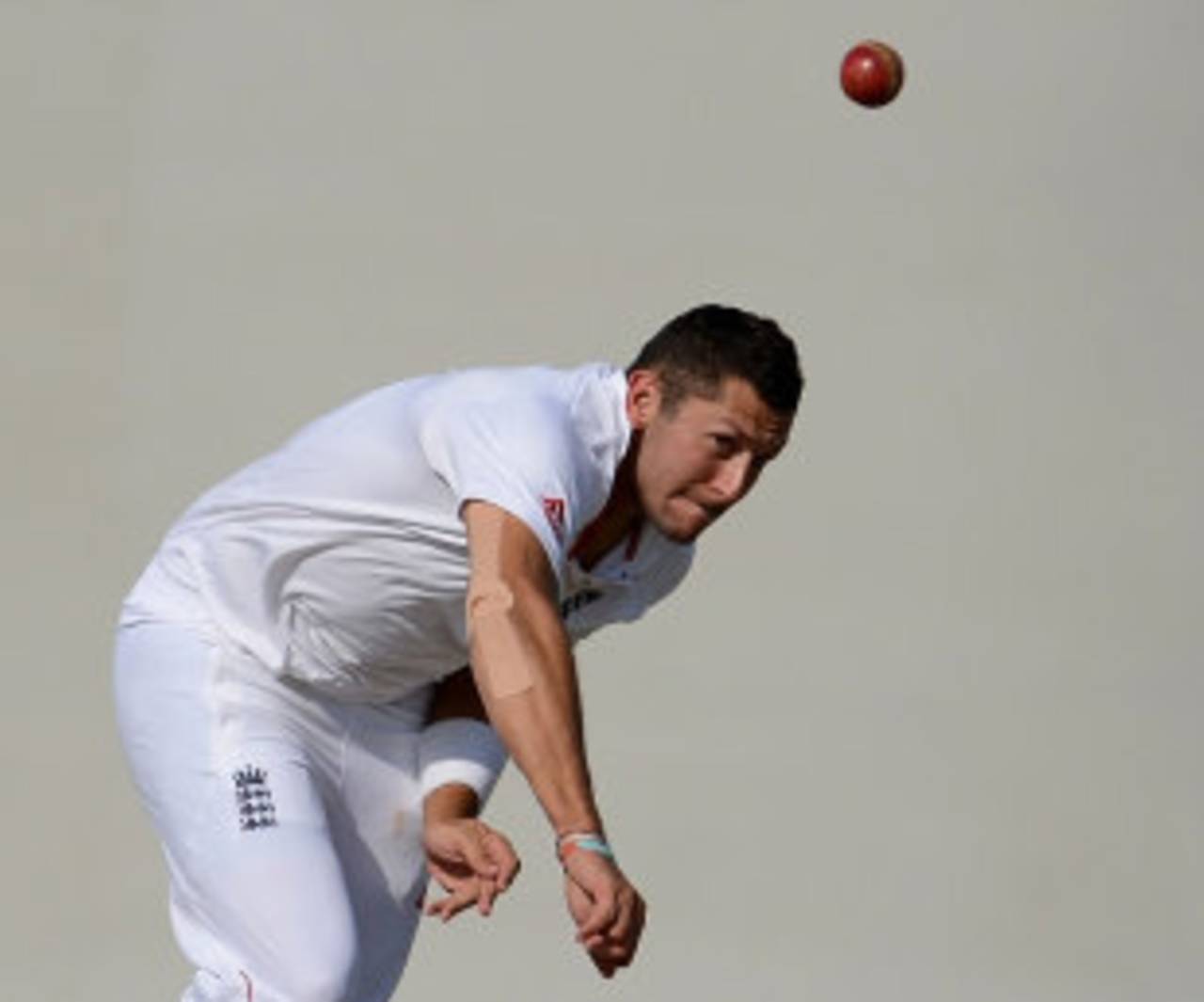 Tim Bresnan claimed two wickets but England could not force victory, Haryana v England XI, Ahmedabad, 4th day, November 11, 2012