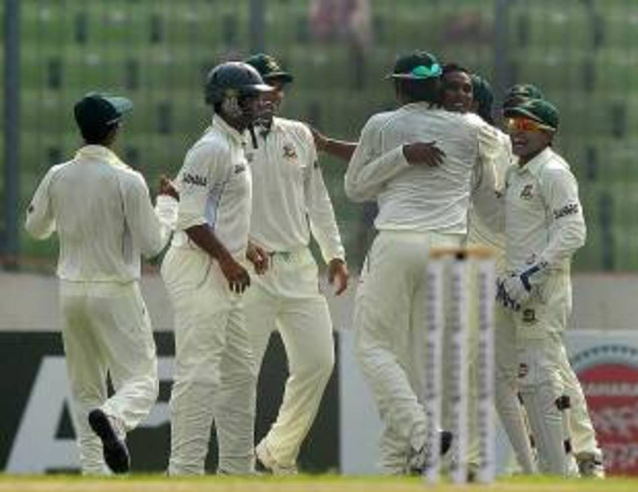 Sohag Gazi picked up two wickets in the morning session, Bangladesh v West Indies, 1st Test, Mirpur, 1st day, November 13, 2012