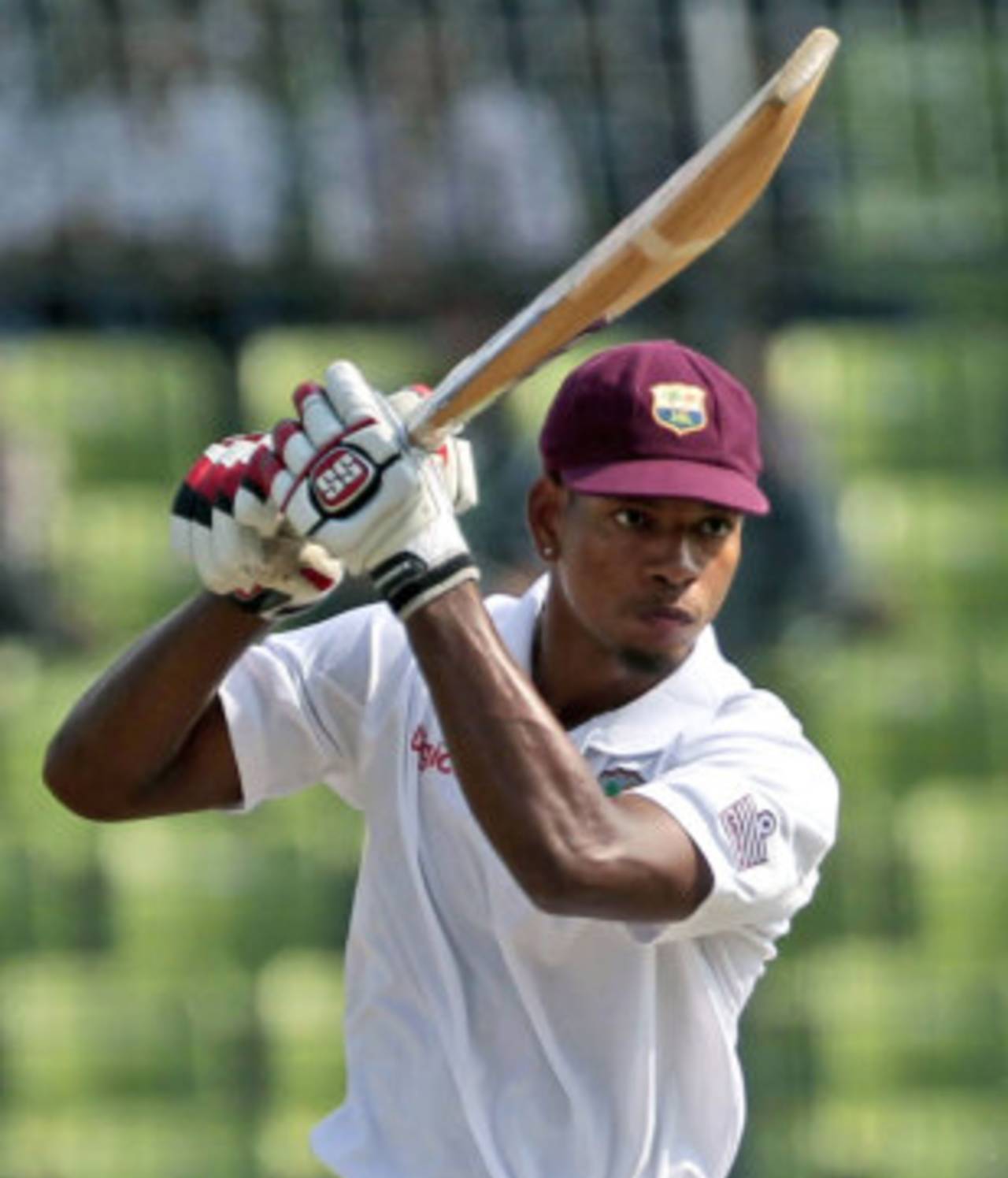 Kieran Powell made his second Test century, Bangladesh v West Indies, 1st Test, Mirpur, 1st day, November 13, 2012