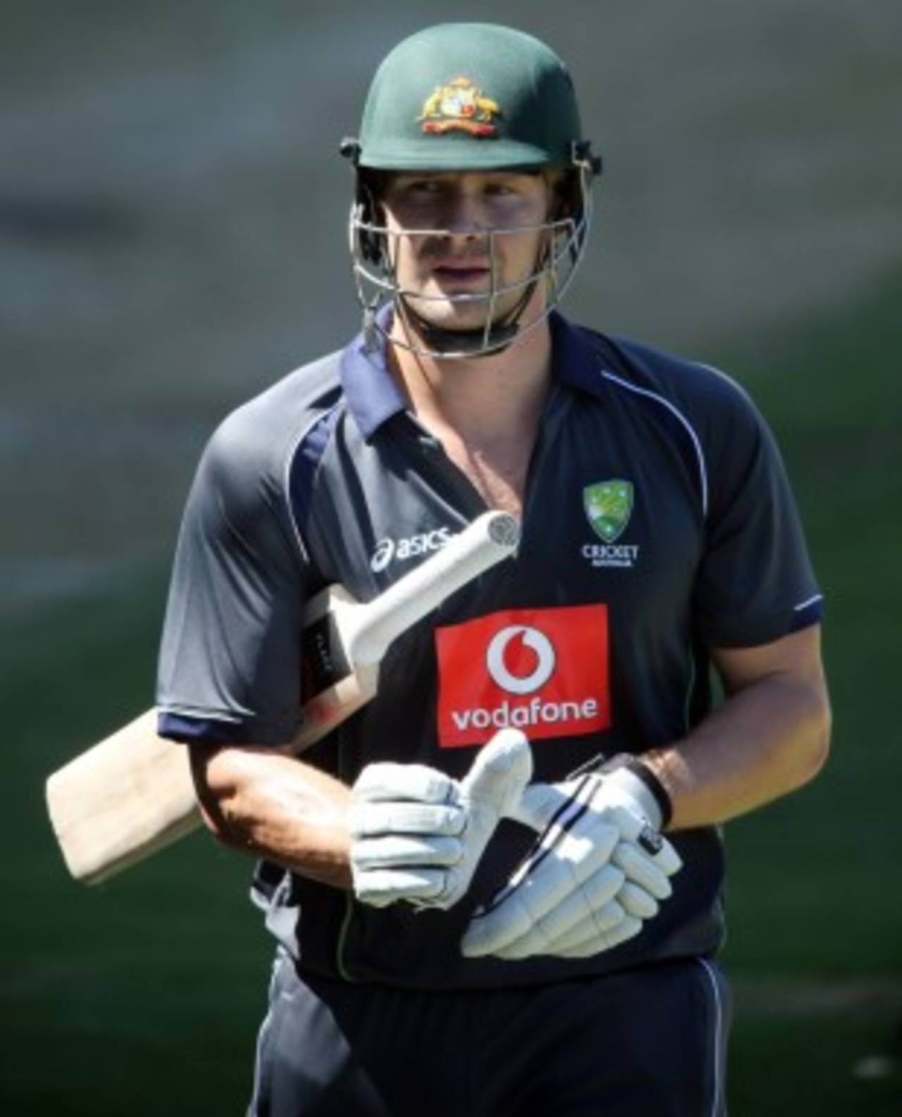 Shane Watson at Australia's training session, Adelaide, November 19, 2012