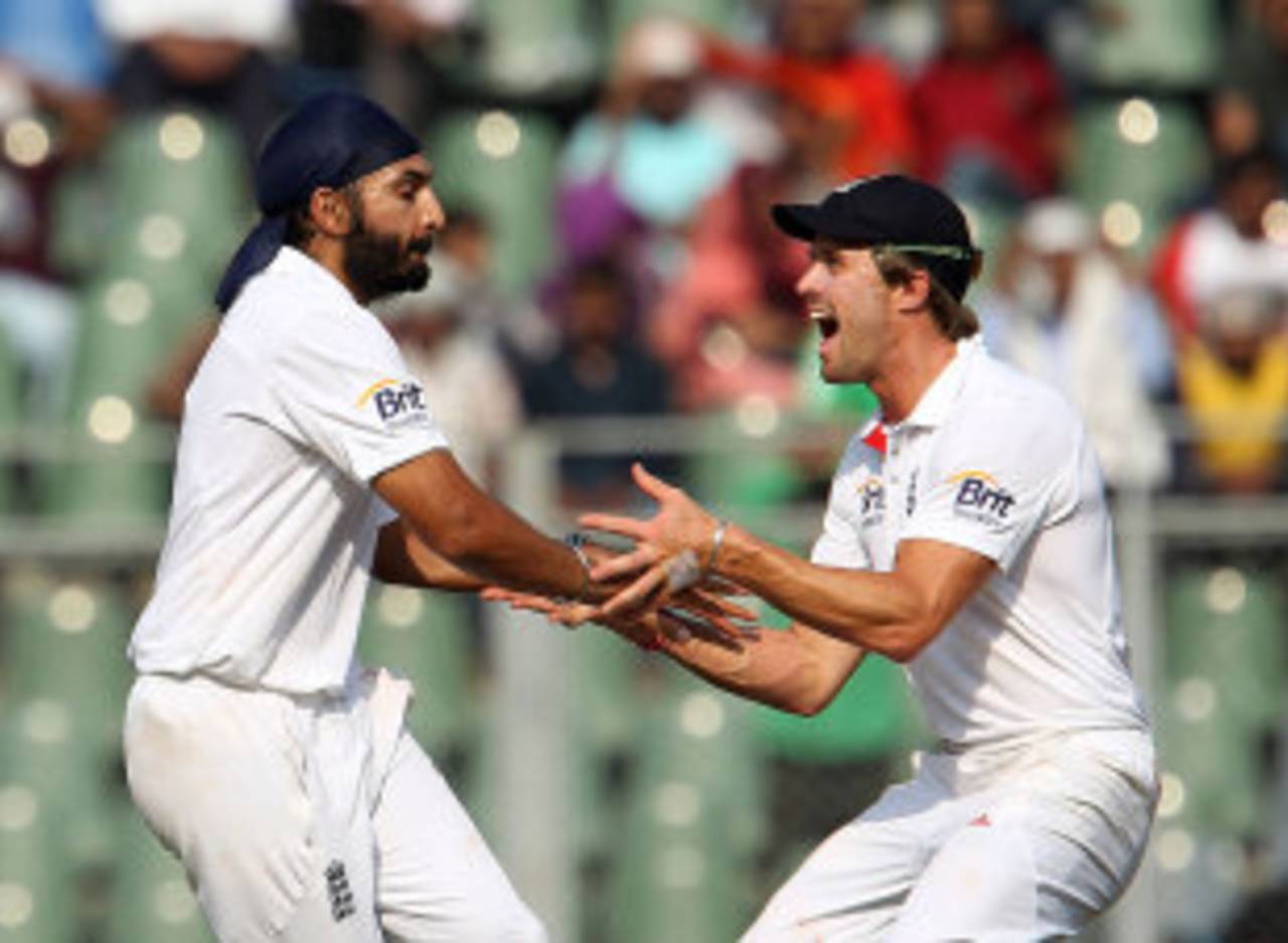 Monty Panesar became the first England bowler to take a ten-for in India since Neil Foster in 1985&nbsp;&nbsp;&bull;&nbsp;&nbsp;BCCI