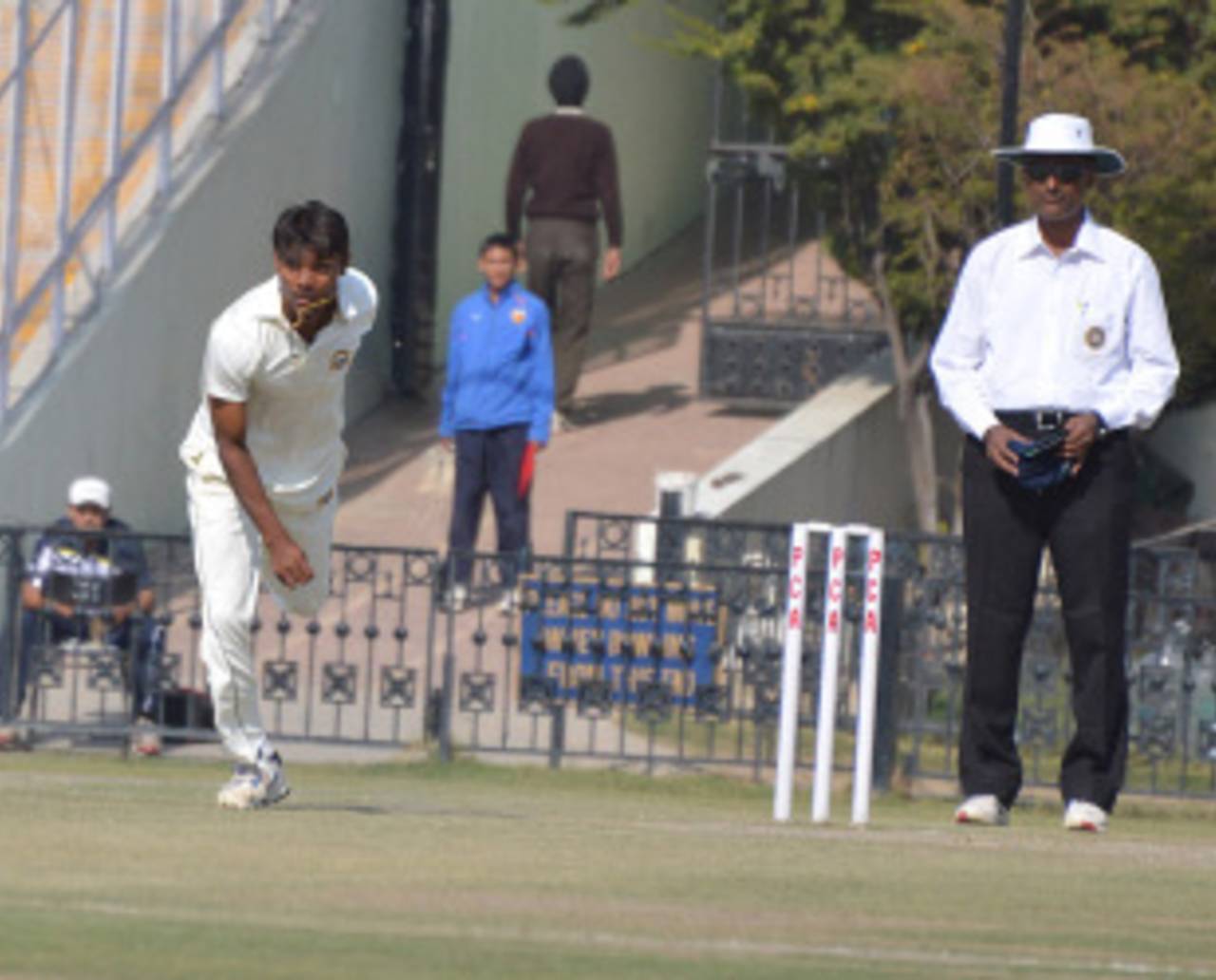 Sandeep Sharma took three wickets against Saurashtra, Punjab v Saurashtra, Ranji Trophy, Group A, Mohali, 2nd day, November 25, 2012