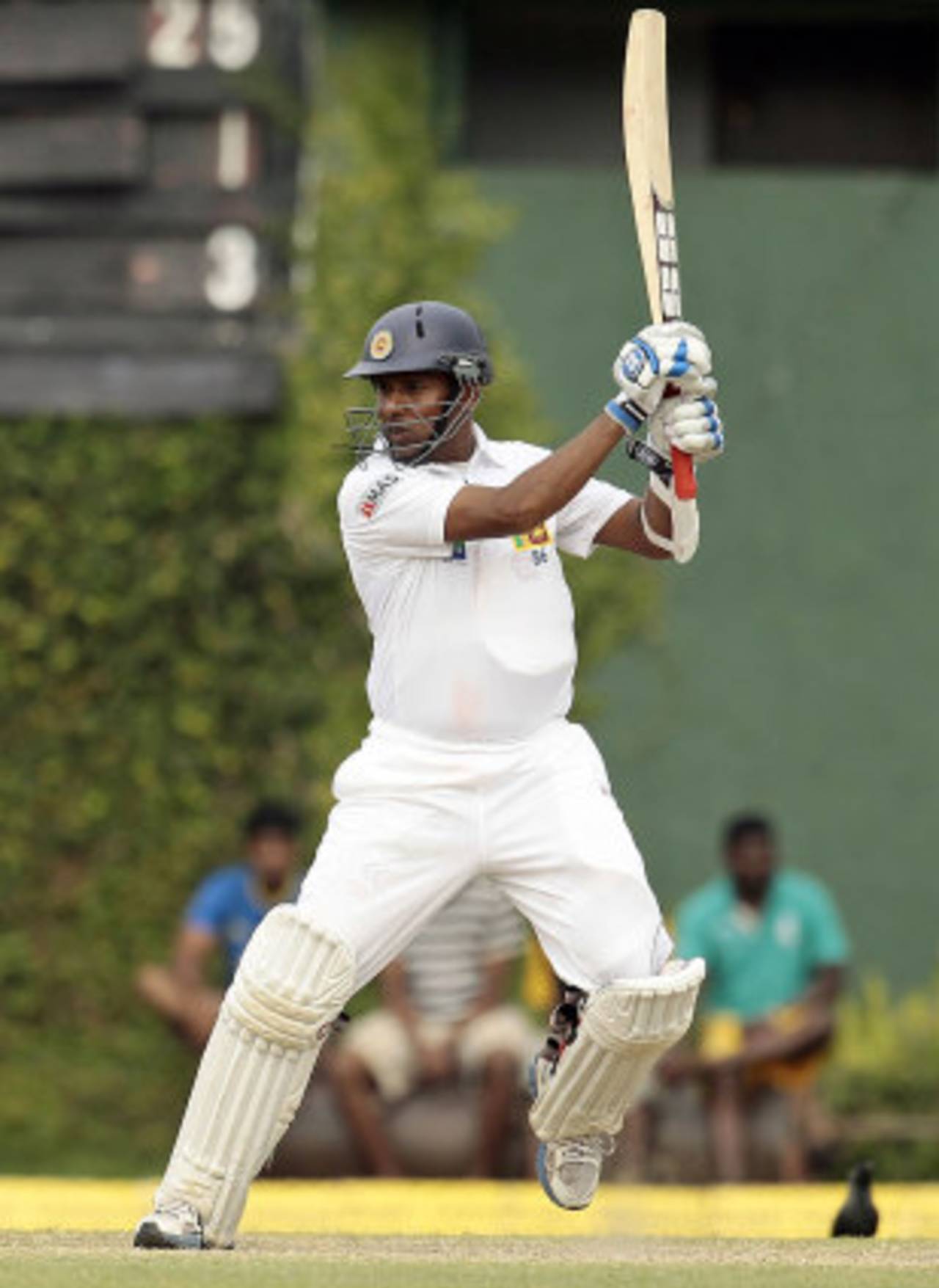 File photo: Thilan Samaraweera twisted a knee on his way to a century for SSC, but the injury is not expected to rule him out of the Bangladesh Tests&nbsp;&nbsp;&bull;&nbsp;&nbsp;Associated Press