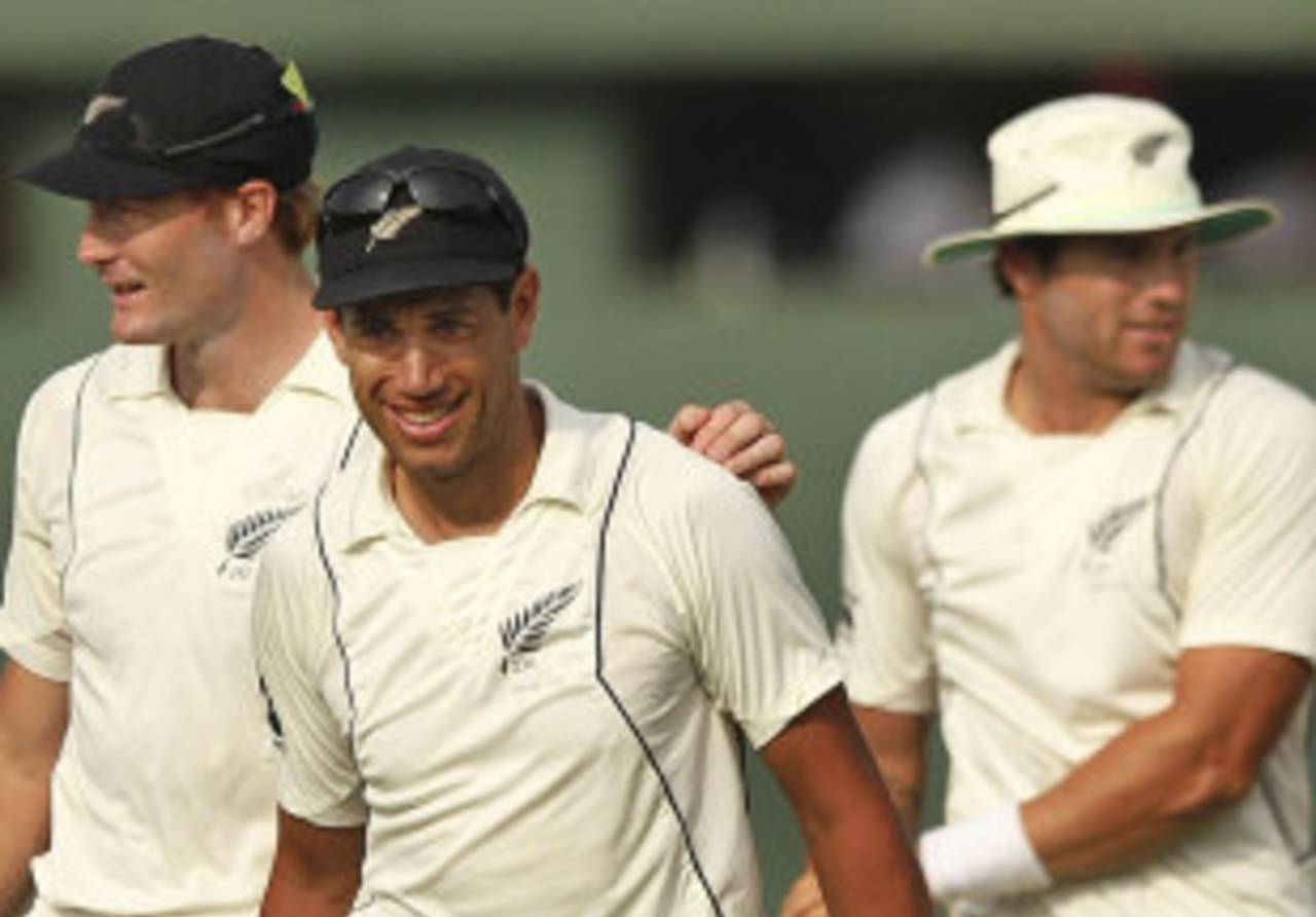 Victory in Colombo was Ross Taylor's last act as New Zealand captain&nbsp;&nbsp;&bull;&nbsp;&nbsp;Associated Press