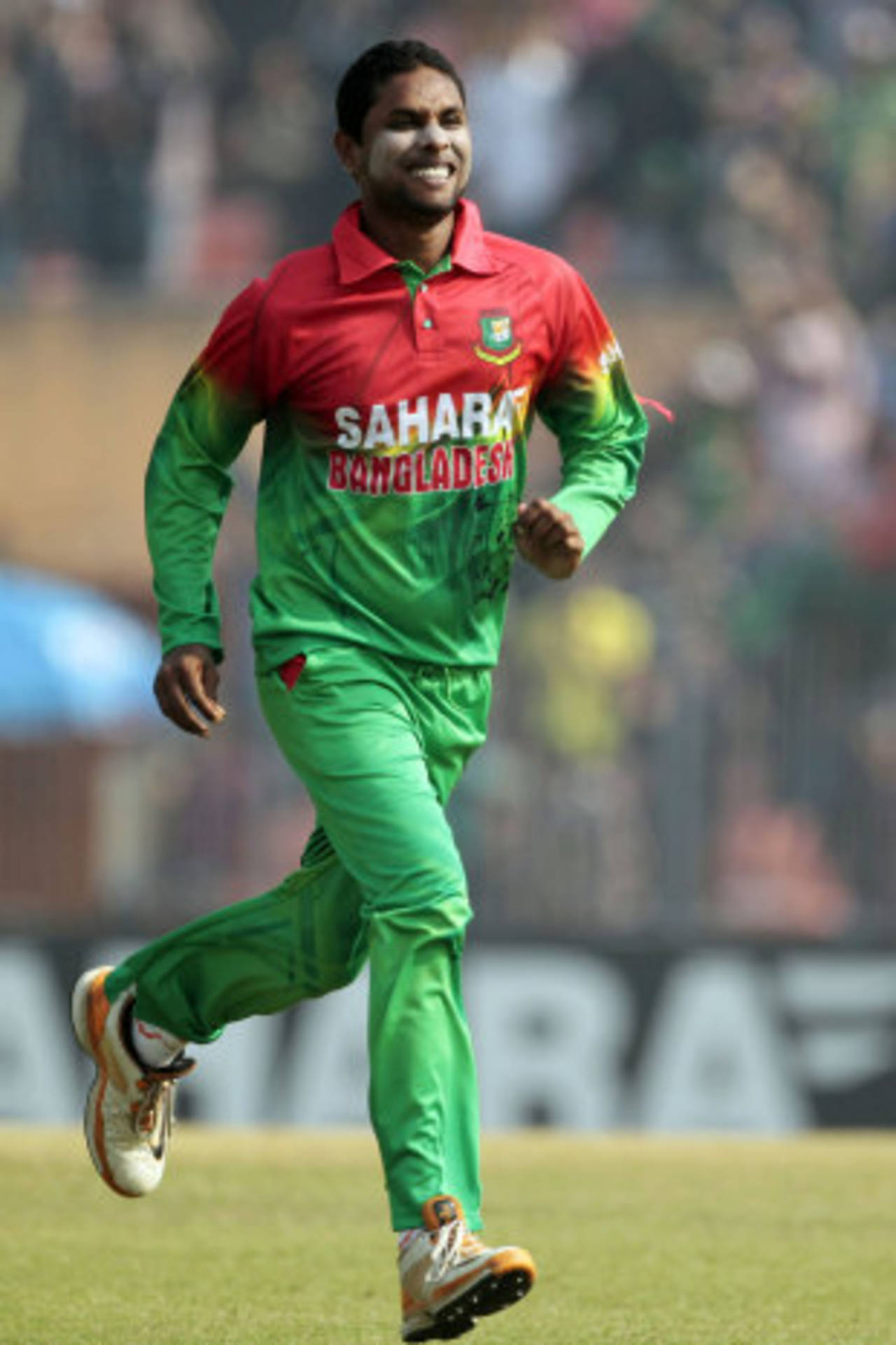 Sohag Gazi took four wickets on debut, Bangladesh v West Indies, 1st ODI, Khulna, November 30, 2012