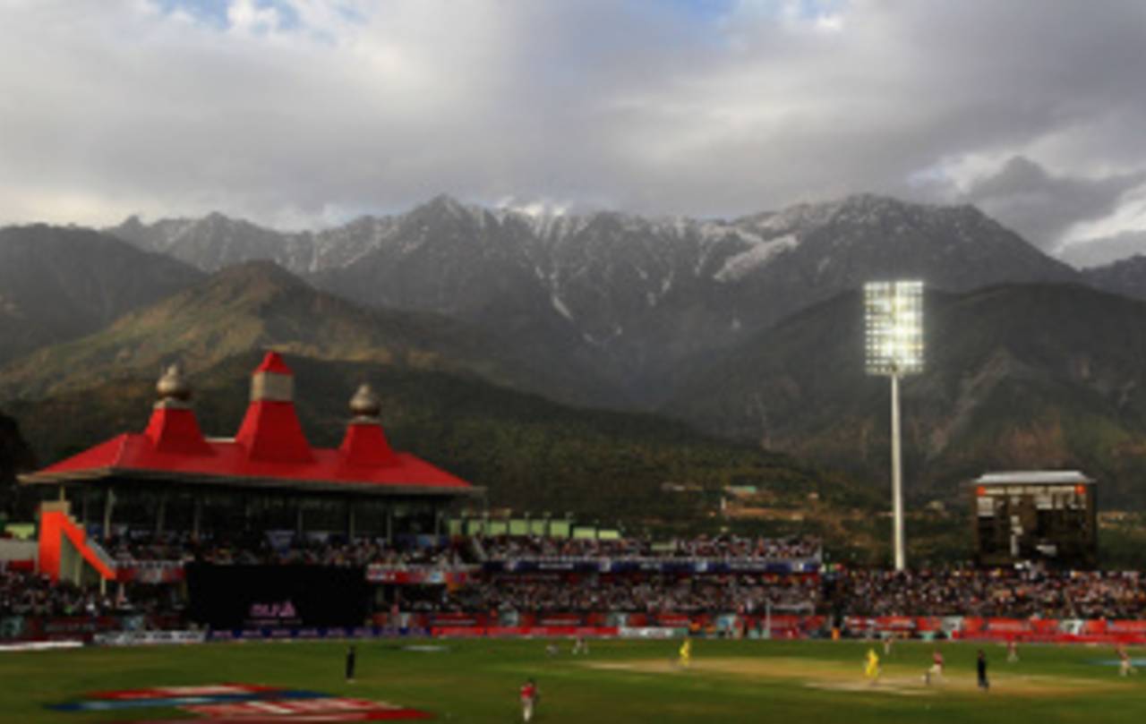 A view of the mountains in Dharamsala, Kings XI Punjab v Chennai Super Kings, IPL, Dharamsala, April 18, 2010