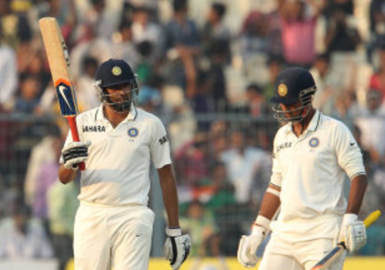 R Ashwin recorded a half-century whilst batting with No. 10, India v England, 3rd Test, Kolkata, 4th day, December 8, 2012