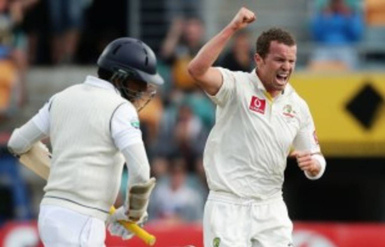 Peter Siddle was Man of the Match for taking nine wickets in Hobart&nbsp;&nbsp;&bull;&nbsp;&nbsp;Getty Images