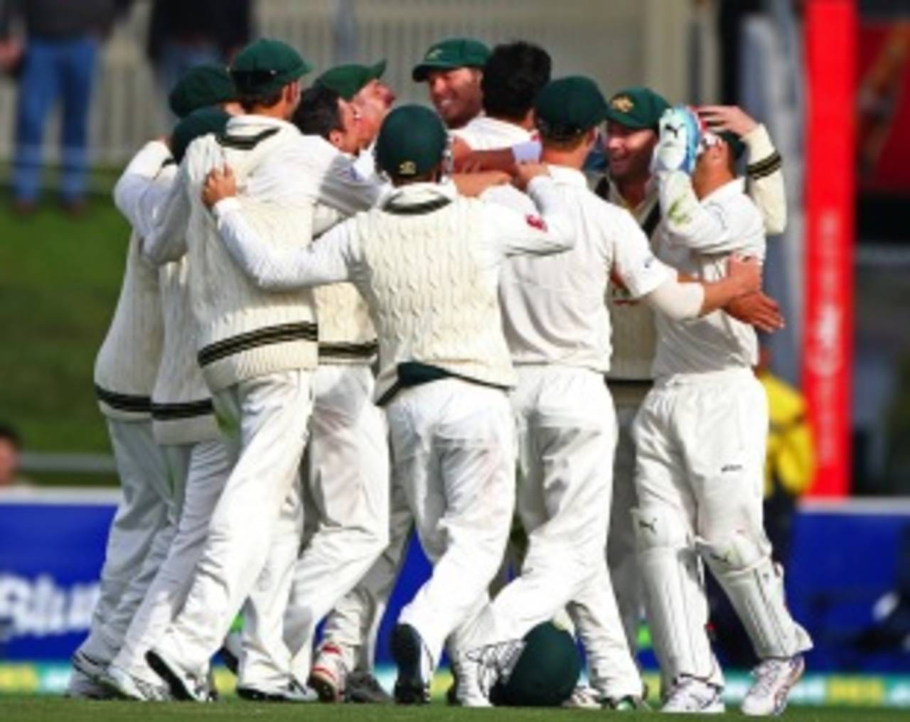 As the team converged in a joyous huddle, the substitute Jordan Silk and the hamstrung captain among them, they had the memory of Wade's over to remind them of how far they had come&nbsp;&nbsp;&bull;&nbsp;&nbsp;Associated Press
