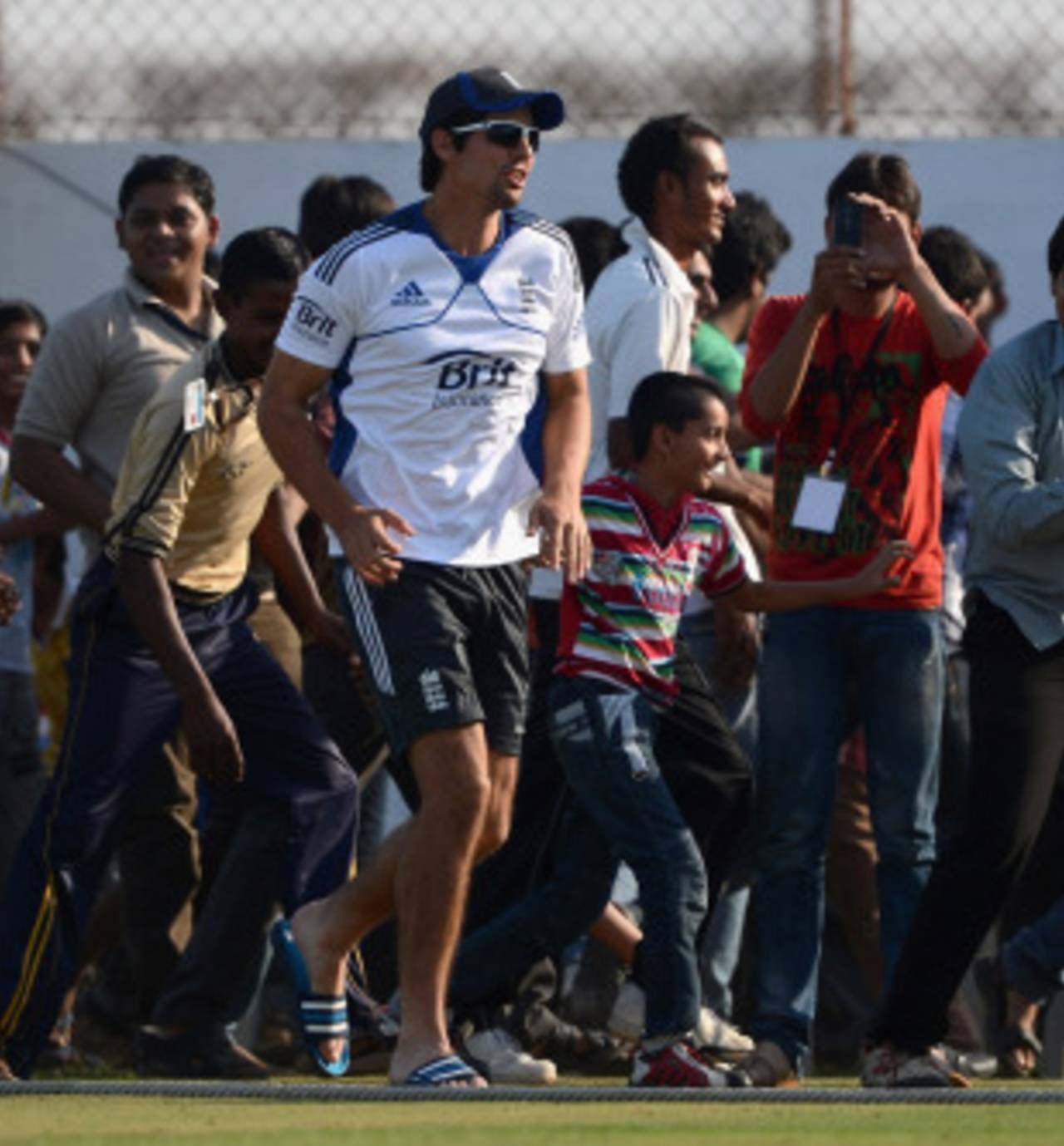 Alastair Cook and friends, Ahmedabad, November 10, 2012