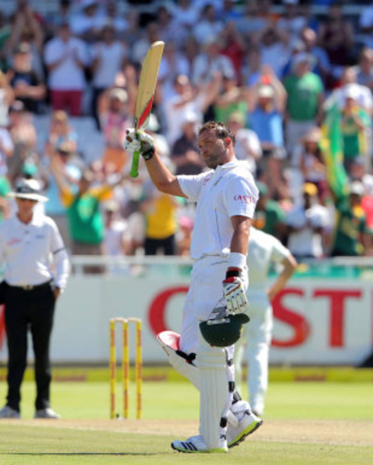 Jacques Kallis became the fourth player to 13,000 Test runs, South Africa v New Zealand, 1st Test, Cape Town, 1st day, January 2, 2013