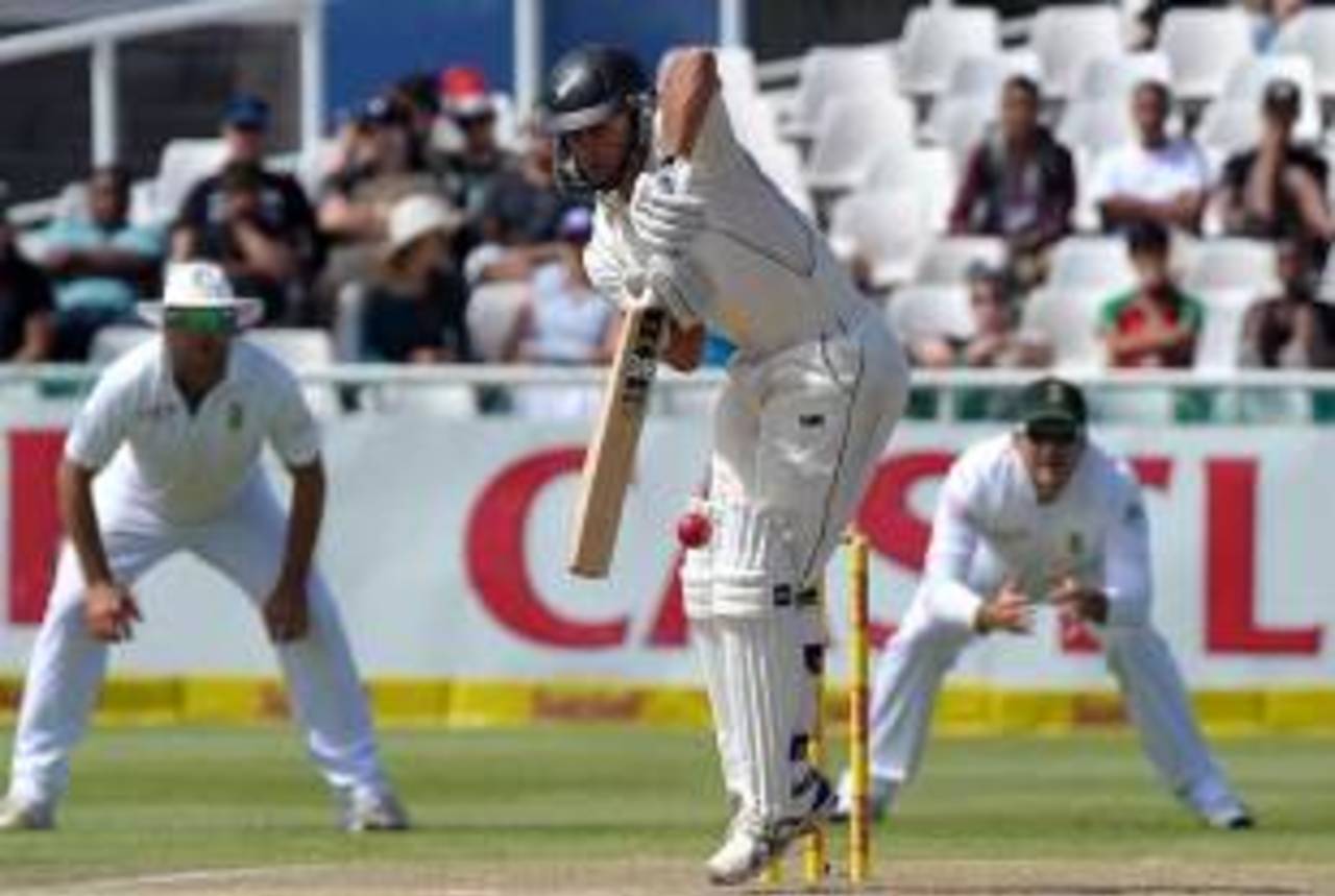 Much would depend on Dean Brownlie's approach on day three to see if New Zealand will be able to make South Africa bat again&nbsp;&nbsp;&bull;&nbsp;&nbsp;AFP