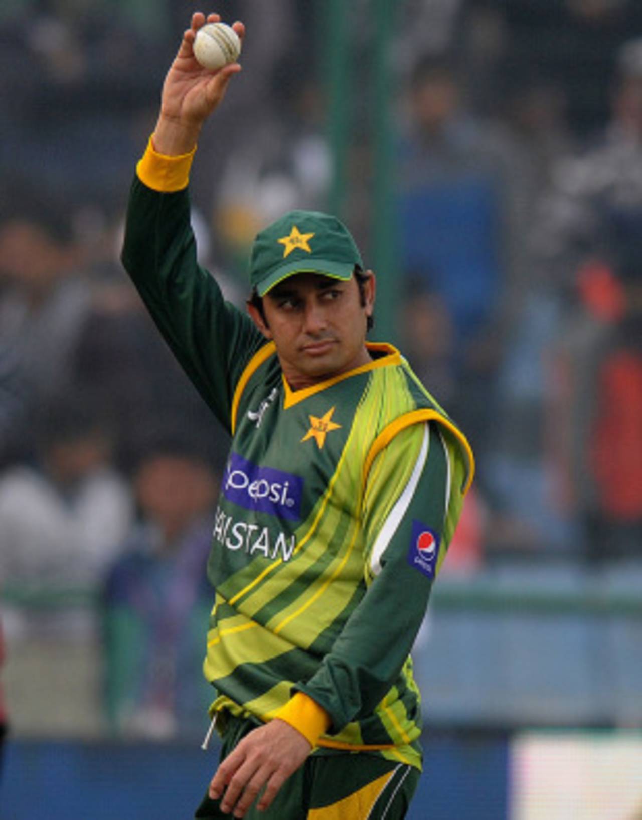 Saeed Ajmal took five wickets, India v Pakistan, 3rd ODI, Delhi, January 6, 2013