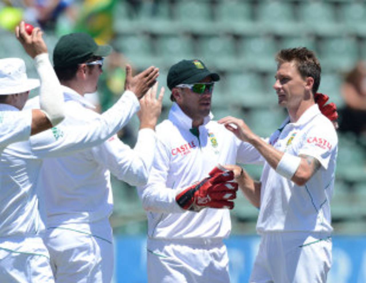 Dale Steyn repaid Neil Wagner's bouncers and then took his wicket&nbsp;&nbsp;&bull;&nbsp;&nbsp;Gallo Images