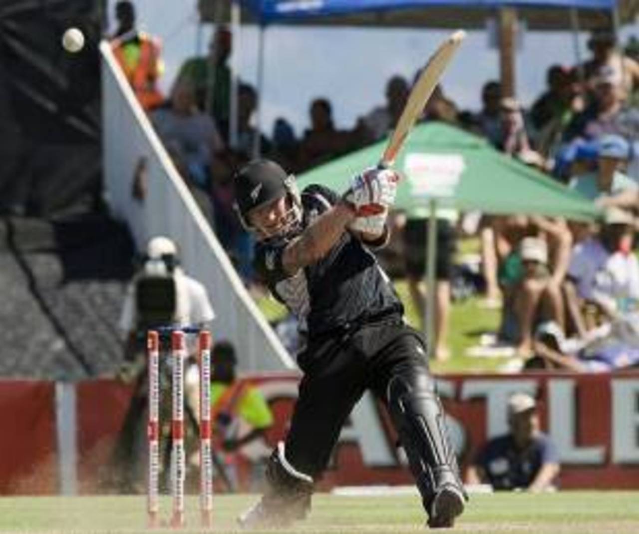 Brendon McCullum was dismissed during the power-cut, when the DRS couldn't be used&nbsp;&nbsp;&bull;&nbsp;&nbsp;AFP