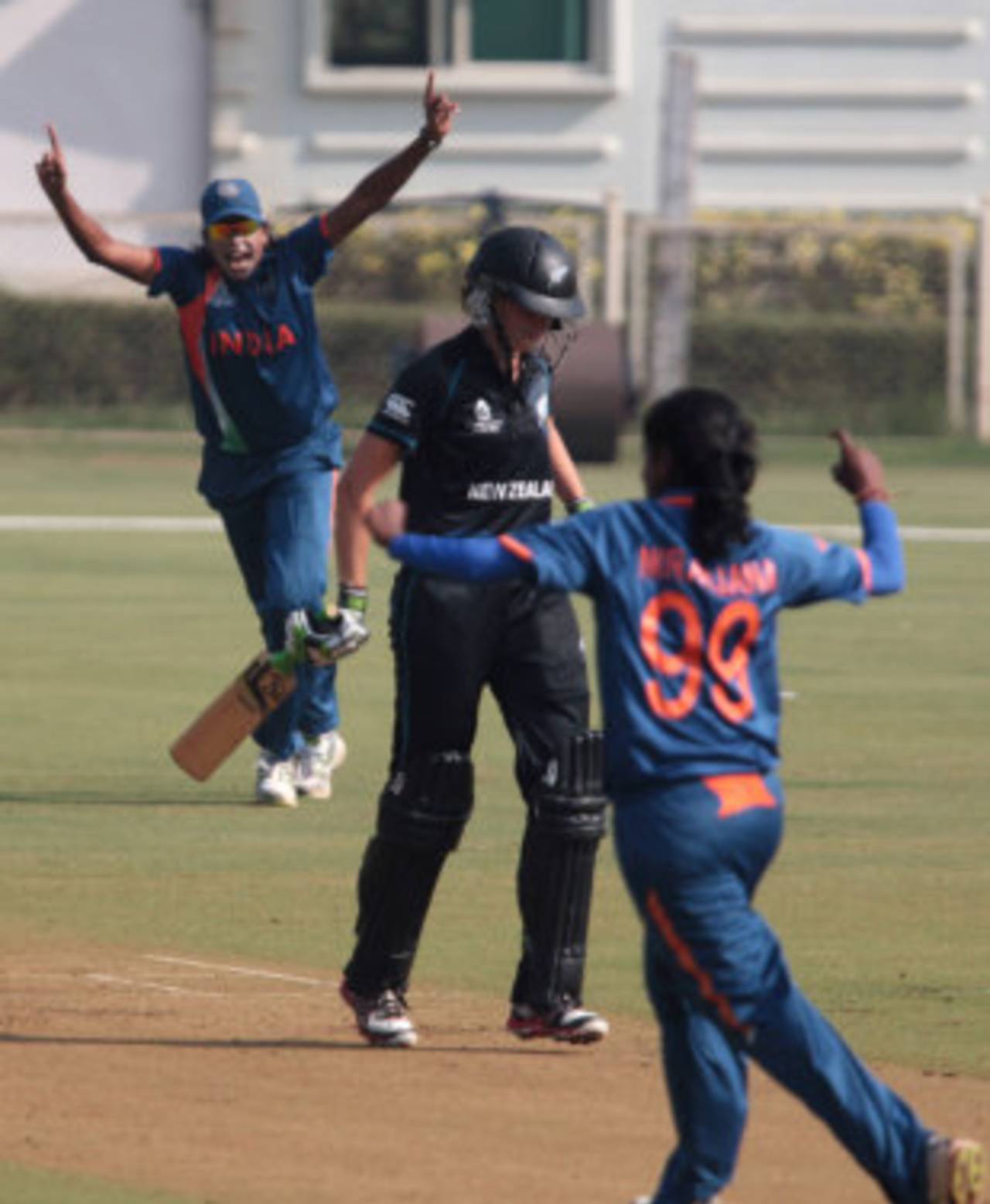 Hosts India won their warm-up fixture against New Zealand&nbsp;&nbsp;&bull;&nbsp;&nbsp;ICC/Solaris Images
