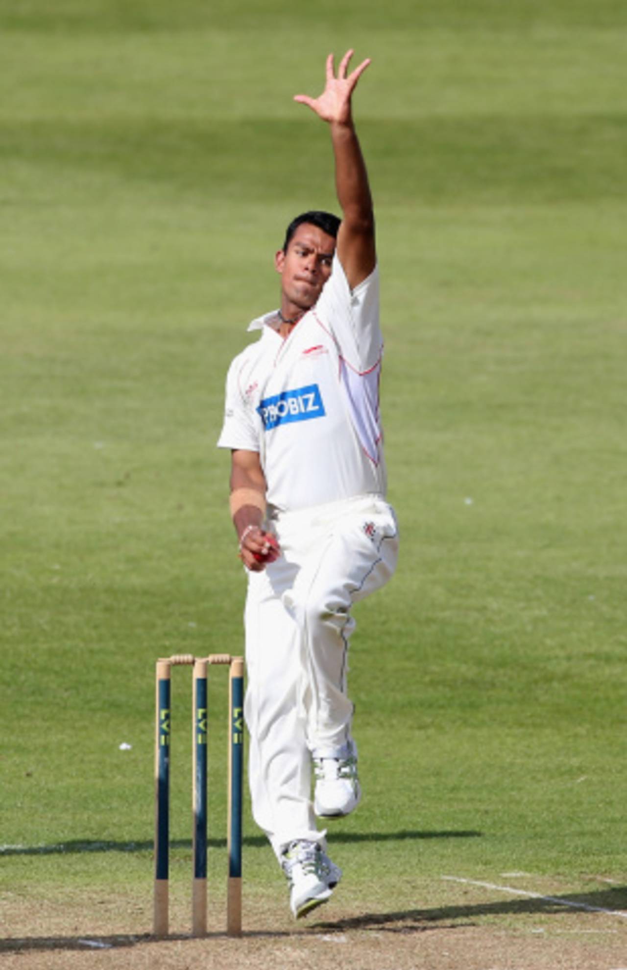 Shiv Thakor will miss half of the 2014 season after a delay in fixing his broken finger&nbsp;&nbsp;&bull;&nbsp;&nbsp;Getty Images
