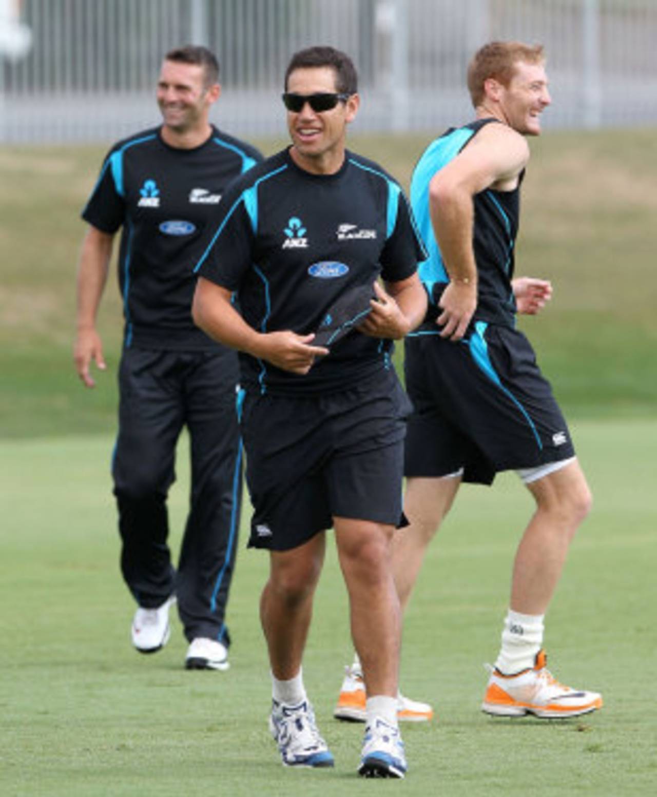 Ross Taylor trains with the New Zealand team, Auckland, February 7, 2013