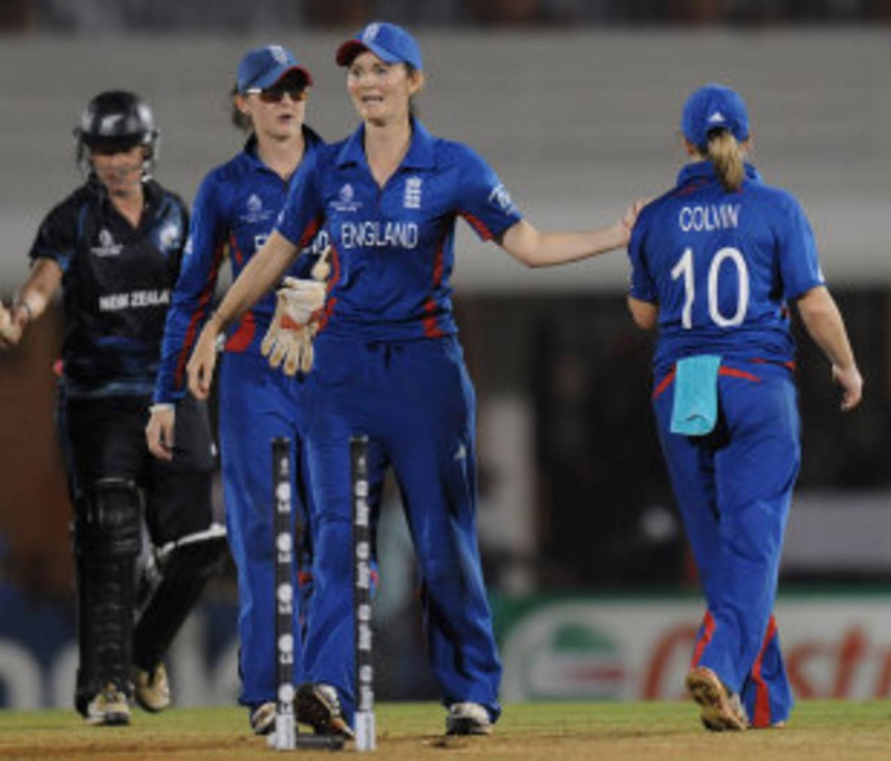 Charlotte Edwards led England to victory over New Zealand but the holders still went out of the World Cup&nbsp;&nbsp;&bull;&nbsp;&nbsp;Getty Images