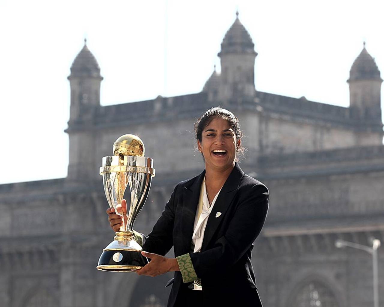 Sthalekar holds the 2013 World Cup: "To achieve what we did and walk away in the country of my birth was special"&nbsp;&nbsp;&bull;&nbsp;&nbsp;ICC/Getty