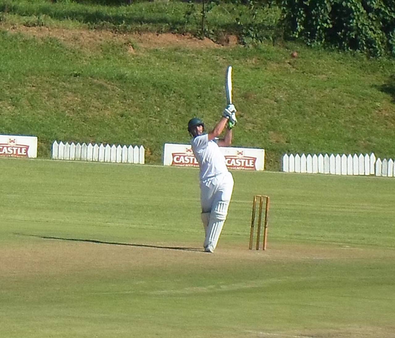 Greg Lamb scored 157 in Mountaineers' first innings, Mountaineers v Matabeleland Tuskers, Logan Cup, 1st day, Mutare, February 19, 2013