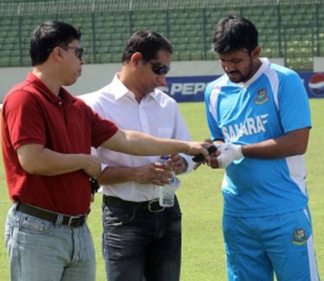 Shahriar Nafees injured his hand during training&nbsp;&nbsp;&bull;&nbsp;&nbsp;Bangladesh Cricket Board