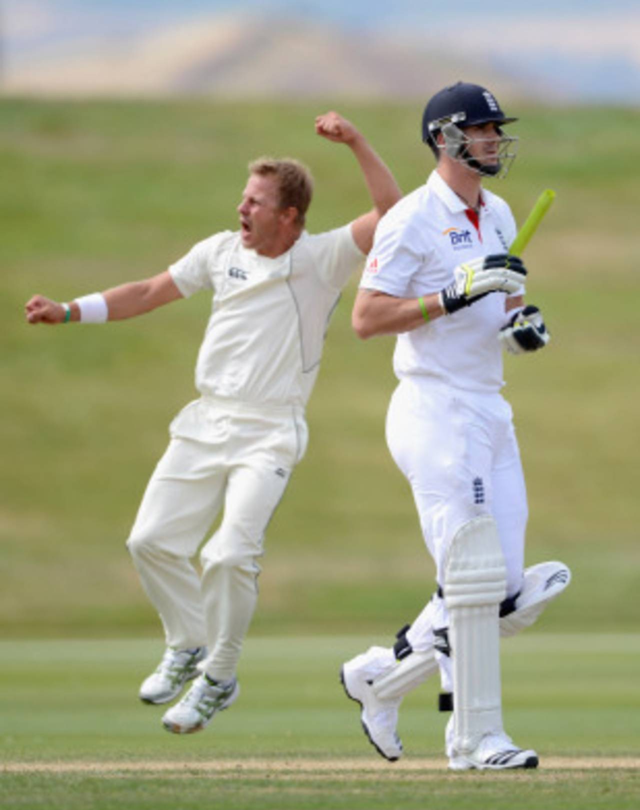 Neil Wagner removed Kevin Pietersen, New Zealand XI v England XI, Tour match, Queenstown, 3rd day, March 1, 2013
