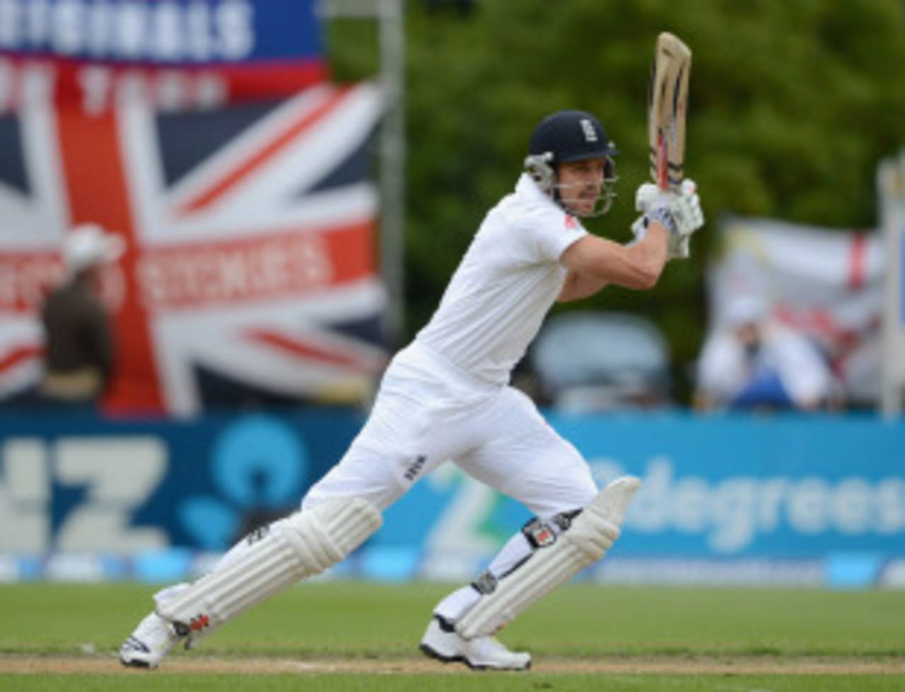 Nick Compton: Off the pair, past Denis, and on to a maiden hundred&nbsp;&nbsp;&bull;&nbsp;&nbsp;Getty Images