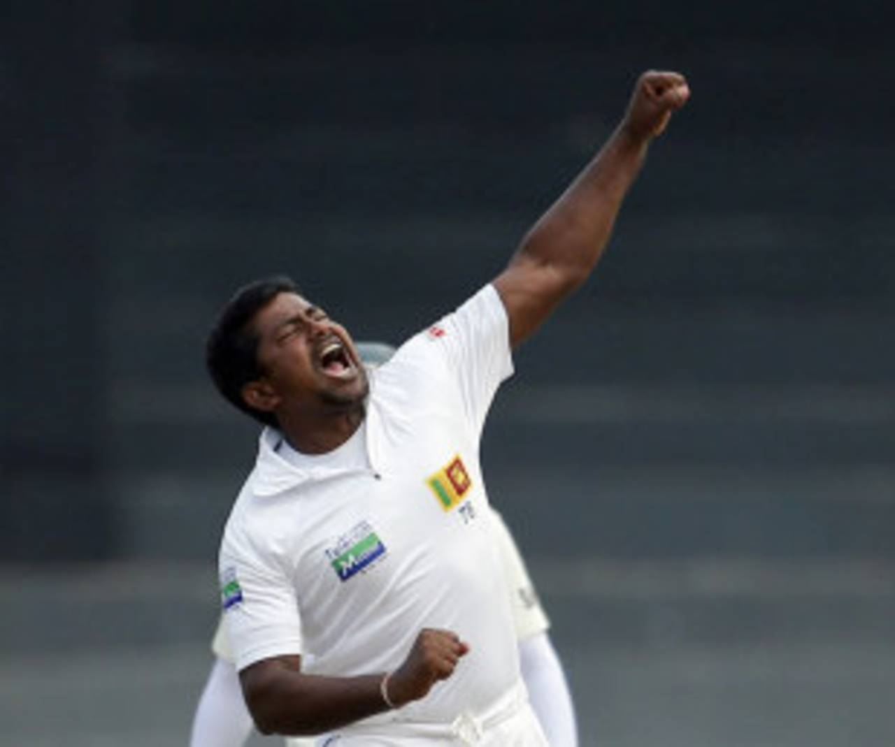 Rangana Herath took his 200th Test wicket, Sri Lanka v Bangladesh, 2nd Test, 4th day, Colombo, March 19, 2013