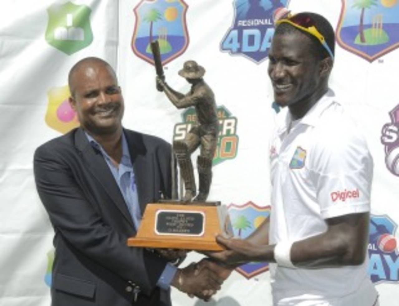 Darren Sammy catches Malcolm Waller at slip, West Indies v Zimbabwe, 2nd Test, Dominica, 3rd day, March 22, 2013