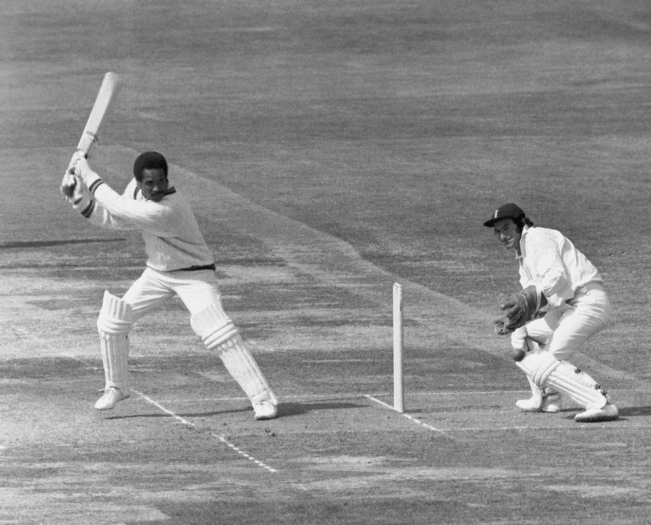 Garry Sobers cuts on his way to an unbeaten 150, England v West Indies, 3rd Test, Lord's, 2nd day, August 24, 1973