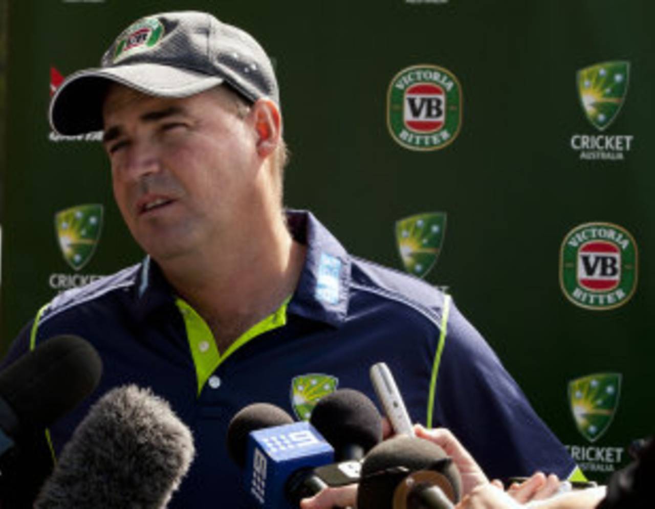 Australia coach Mickey Arthur speaks to the media in Perth, March 26, 2013