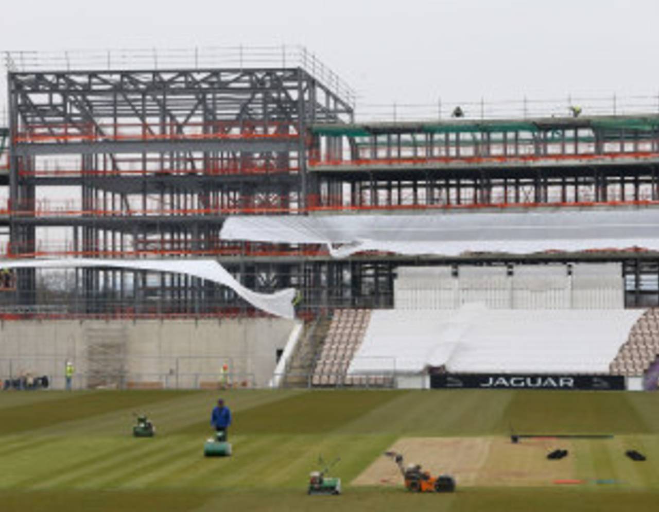 Hampshire's Ageas Bowl ground, where a Hilton hotel is under construction, is owned by Eastleigh Borough Council&nbsp;&nbsp;&bull;&nbsp;&nbsp;Getty Images