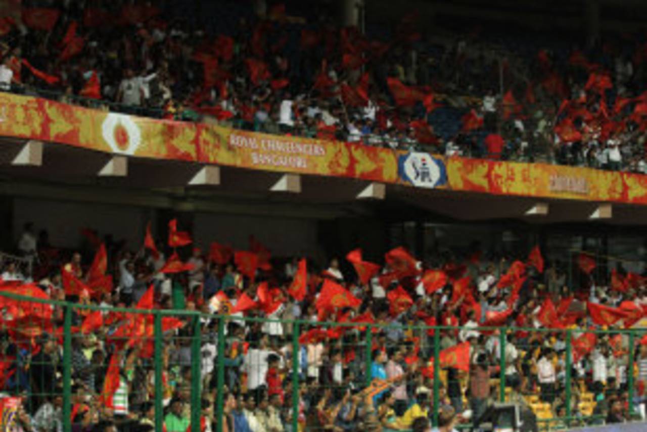 File photo - The Chinnaswamy Stadium has a reputation for its vociferous and loyal home support&nbsp;&nbsp;&bull;&nbsp;&nbsp;BCCI