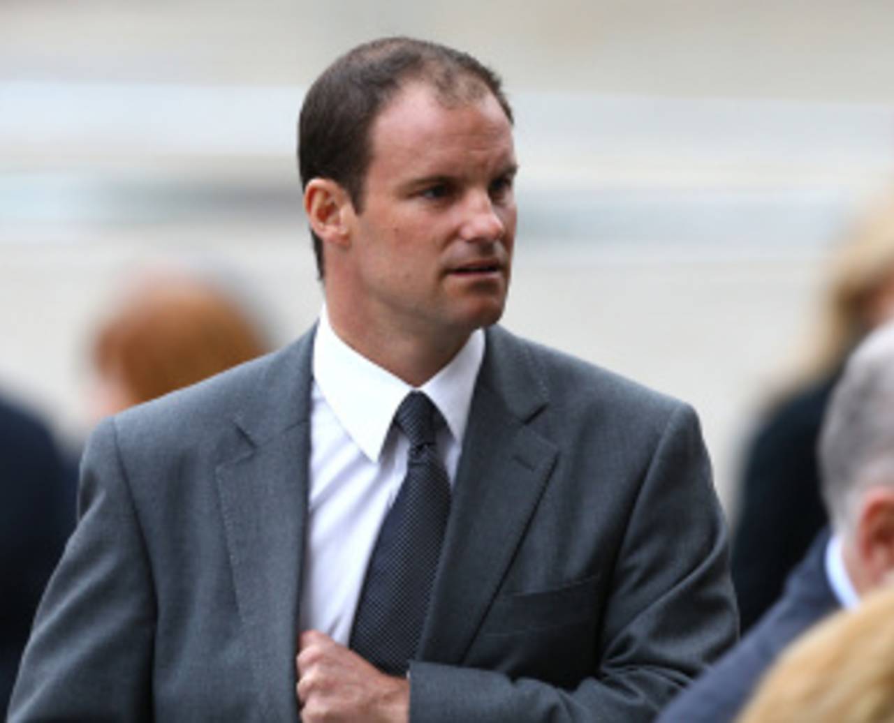 Andrew Strauss was among a host of cricketers to attend the service at St Paul's&nbsp;&nbsp;&bull;&nbsp;&nbsp;Getty Images