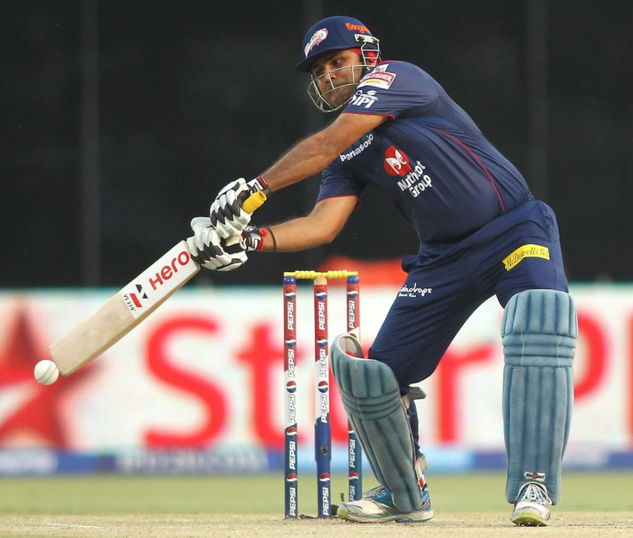 File photo: Virender Sehwag smashed seven fours and five sixes during his whirlwind fifty&nbsp;&nbsp;&bull;&nbsp;&nbsp;BCCI