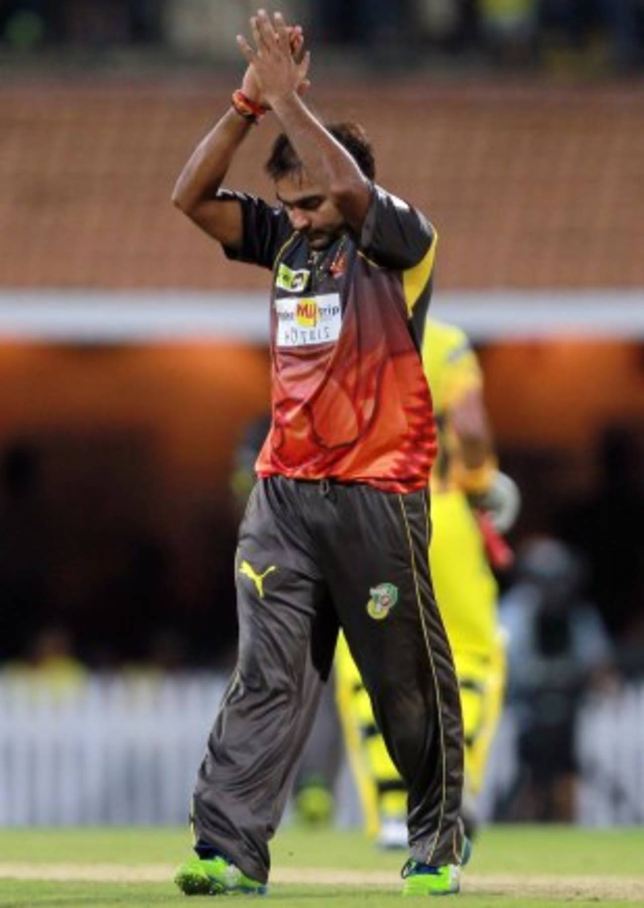 Amit Mishra finished with figures of 3 for 26, Chennai Super Kings v Sunrisers Hyderabad, IPL, Chennai, April 25, 2013