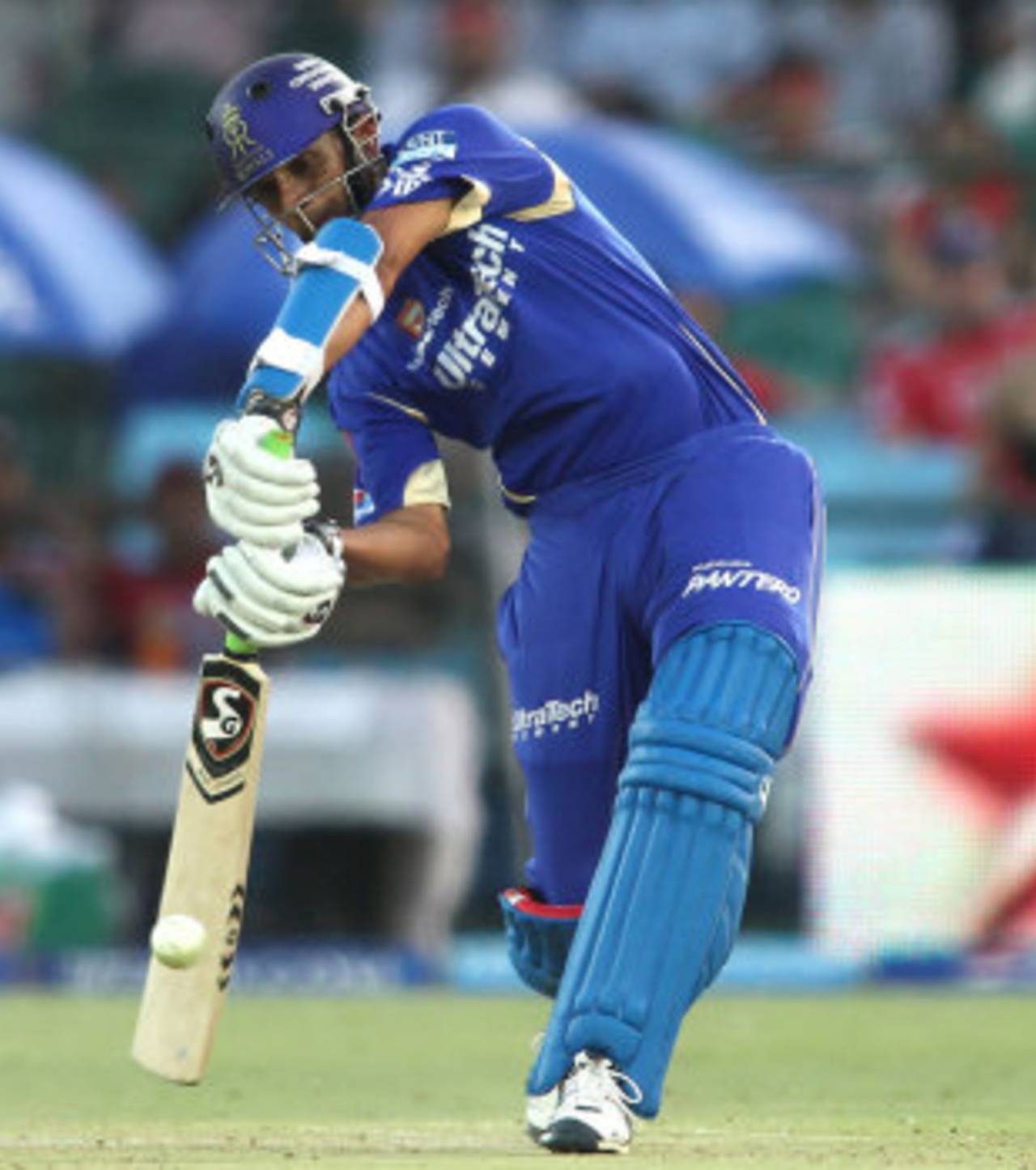 Rahul Dravid hit his second successive half-century, Rajasthan Royals v Delhi Daredevils, IPL, Jaipur, May 7, 2013