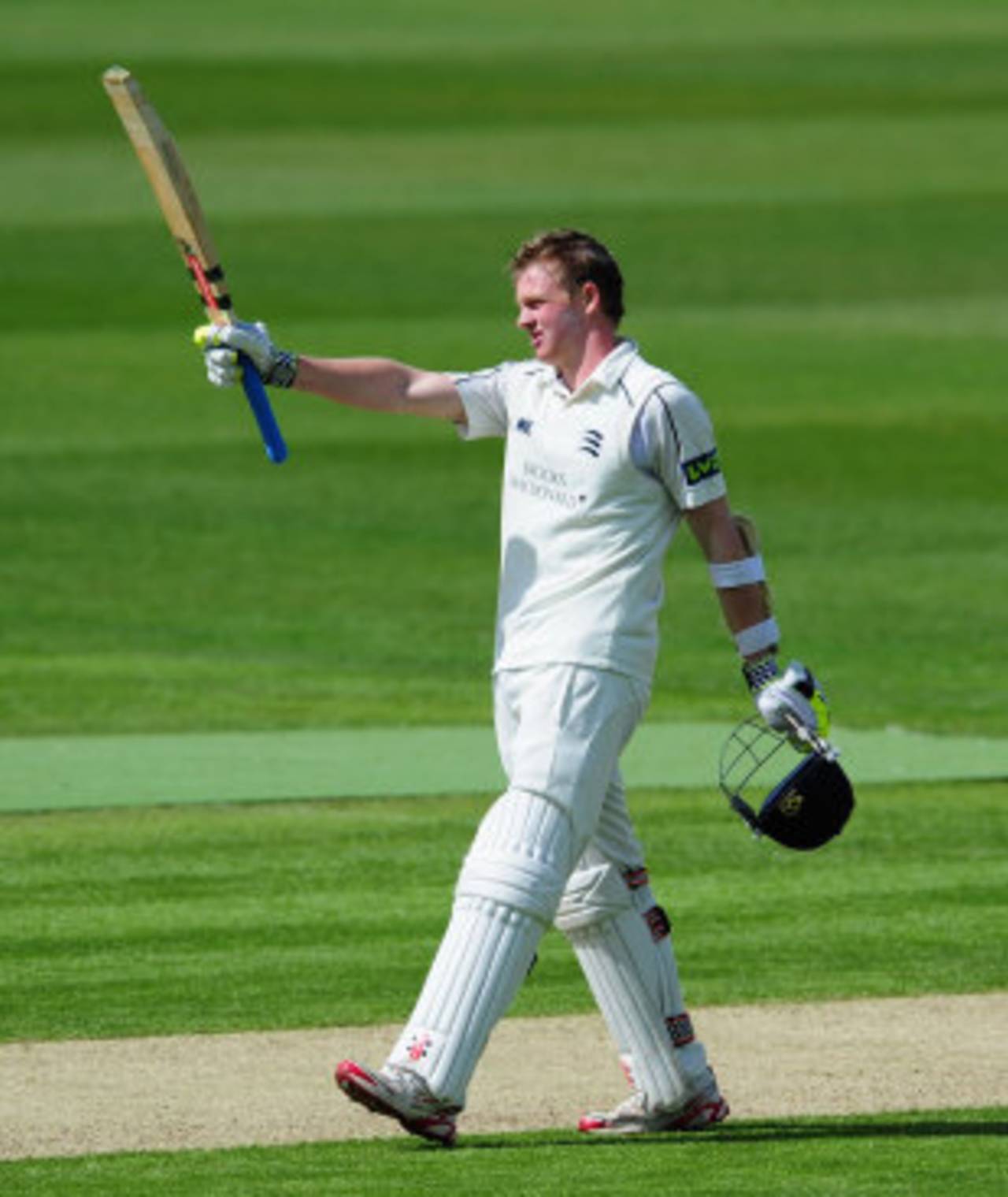 Sam Robson made his second consecutive century, Warwickshire v Middlesex, County Championship, Division One, Edgbaston, 1st day, May 8, 2013