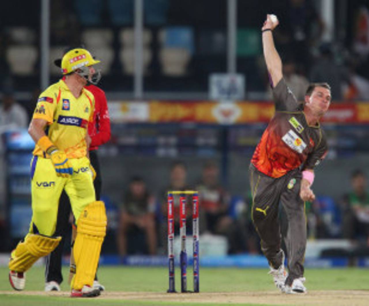 Dale Steyn was the most economical bowler for Sunrisers, Sunrisers Hyderabad v Chennai Super Kings, IPL 2013, Hyderabad, May 8, 2013