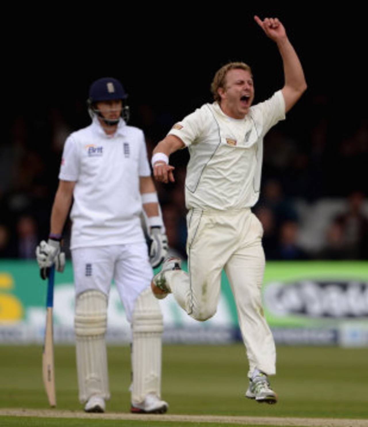 Neil Wagner was delighted to get rid of Ian Bell, England v New Zealand, 1st Investec Test, Lord's, 1st day, May 16, 2013